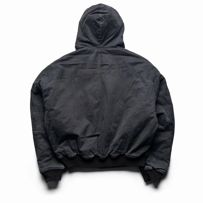 suitable for beauty pageants Represent Hooded Bomber - Washed Black