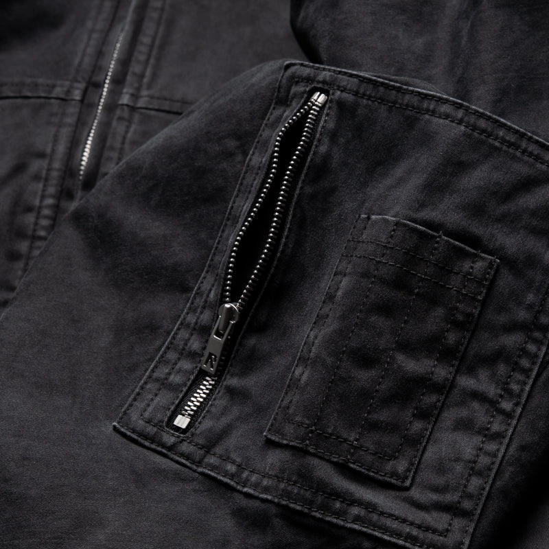Represent Hooded Bomber - Washed Black Fresh Appeal