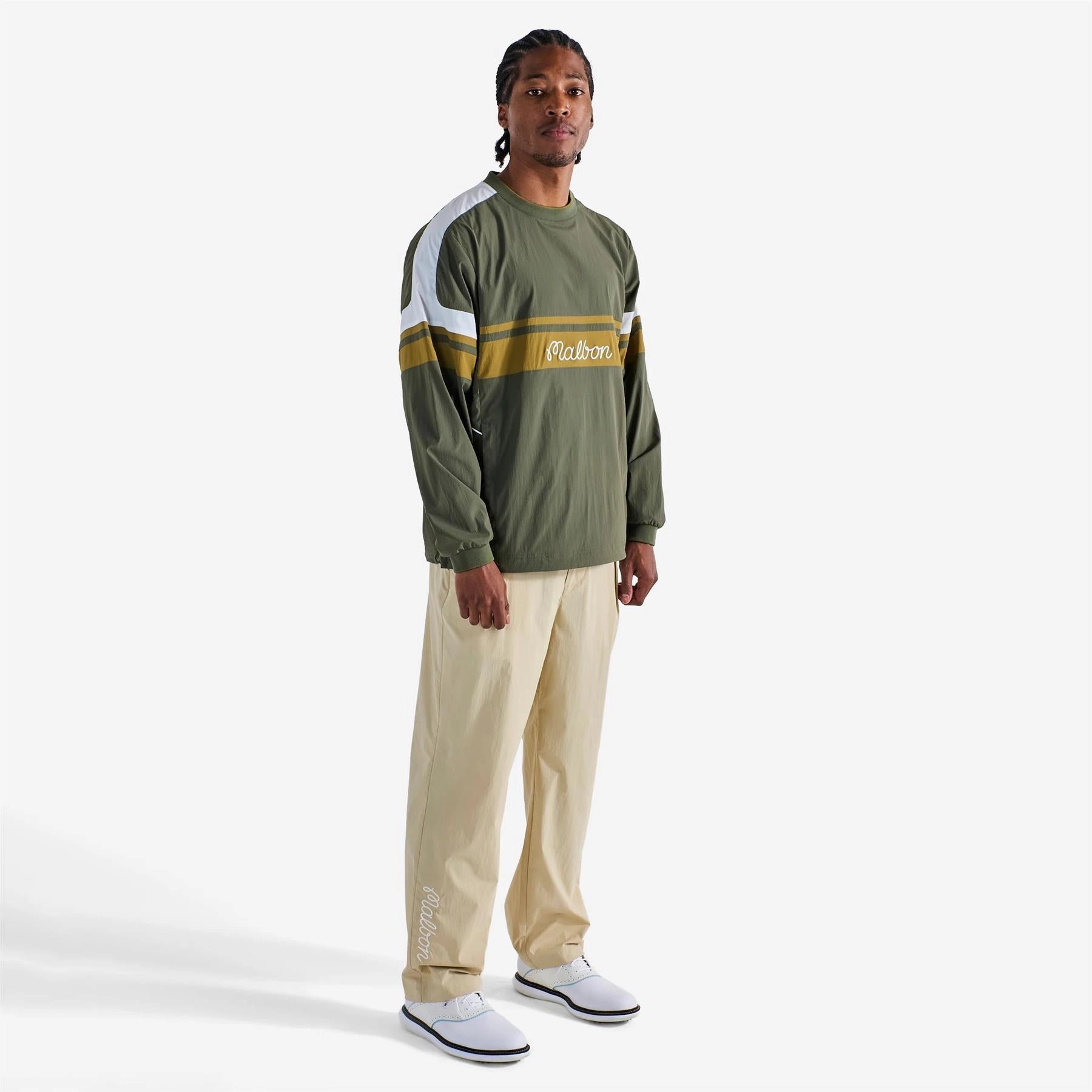 Functional Waist Quick Drying Magnolia Pleated Trousers Khaki