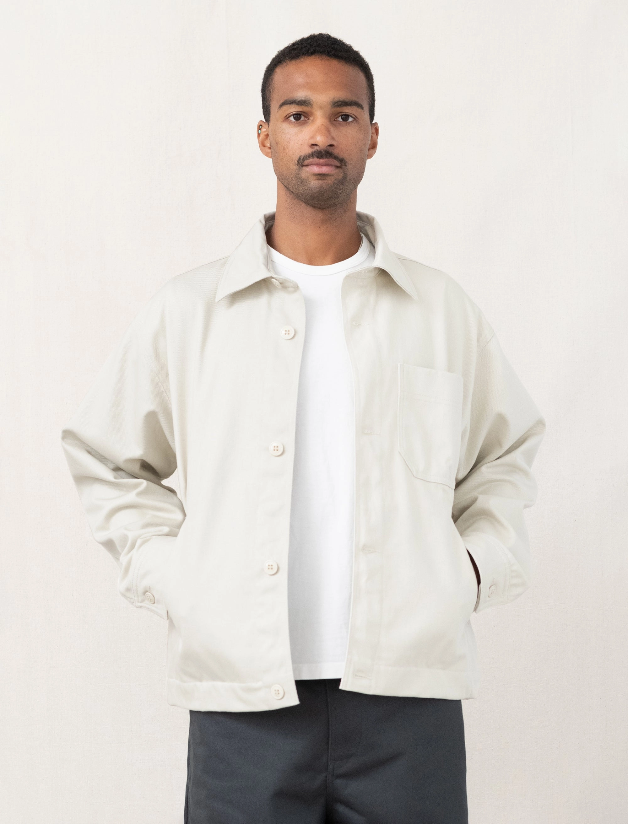 Classic Look Lightweight insulation Lux J Jacket (Off White)