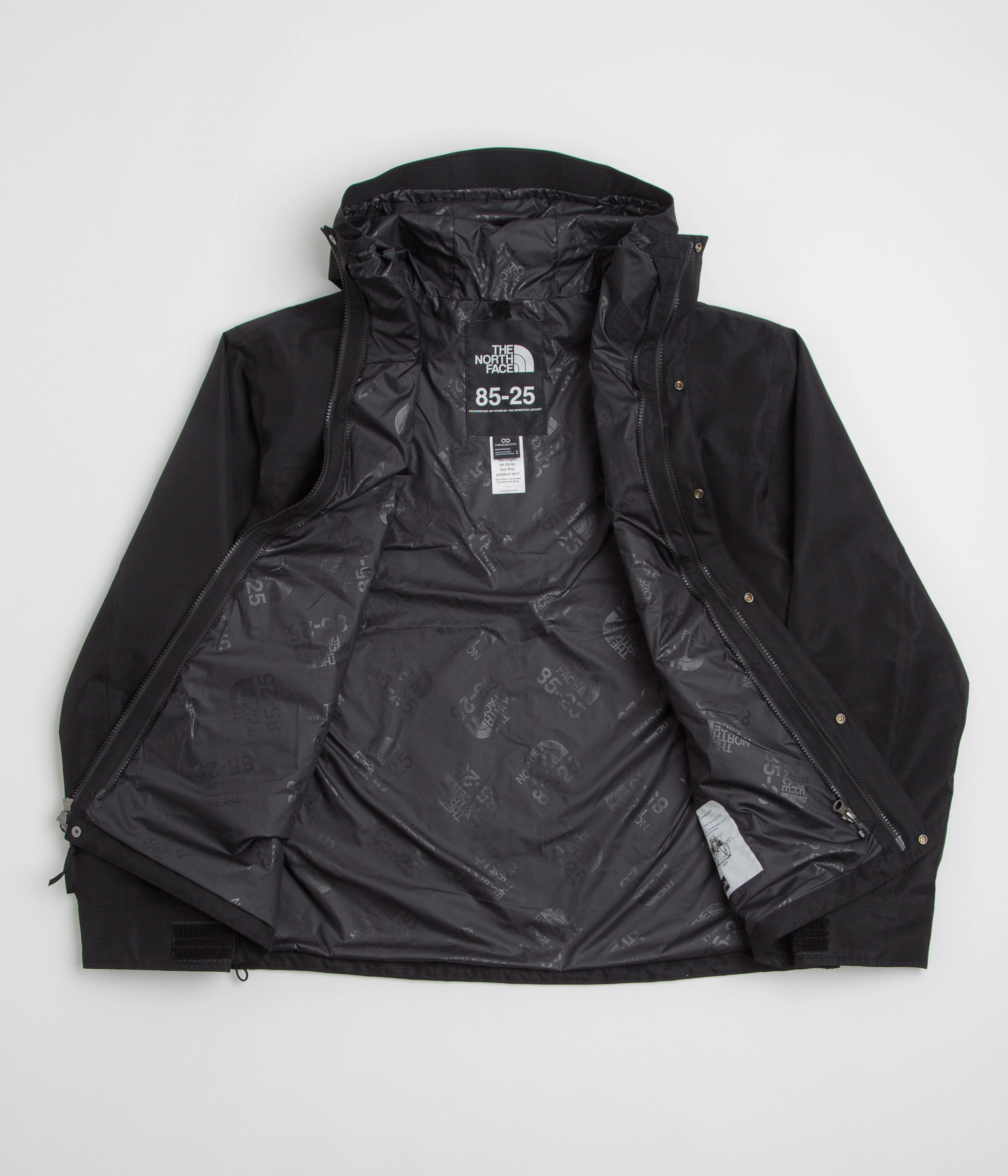 Reinforced Stitching Stretch Panels The North Face Dryvent Mono Mountain Jacket - TNF Black