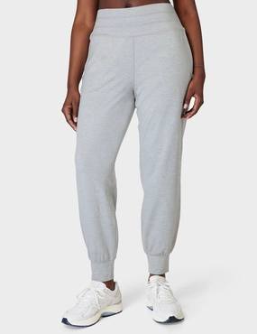 Anti Static Material Gaia Yoga Pants - Light Grey Marl