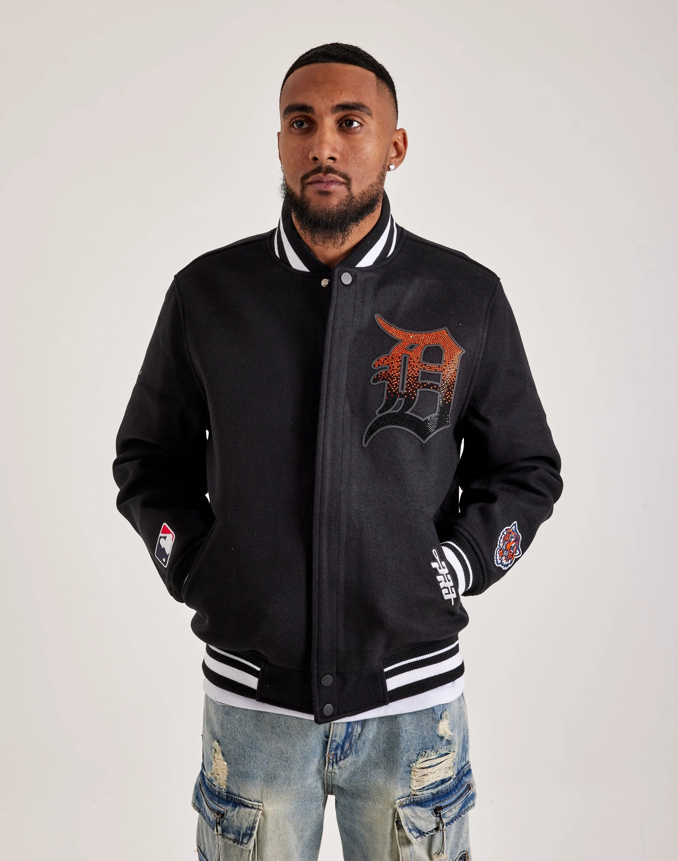 Event Vibe Stage Feel Pro Standard MLB Detroit Tigers Varsity Jacket