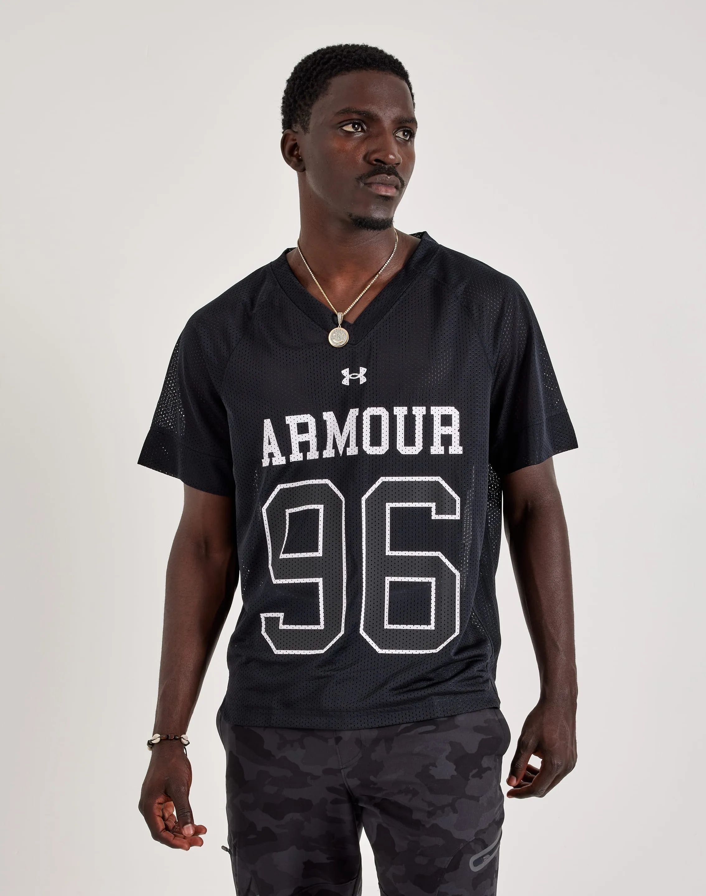 Under Armour Mesh Football Jersey Run Core