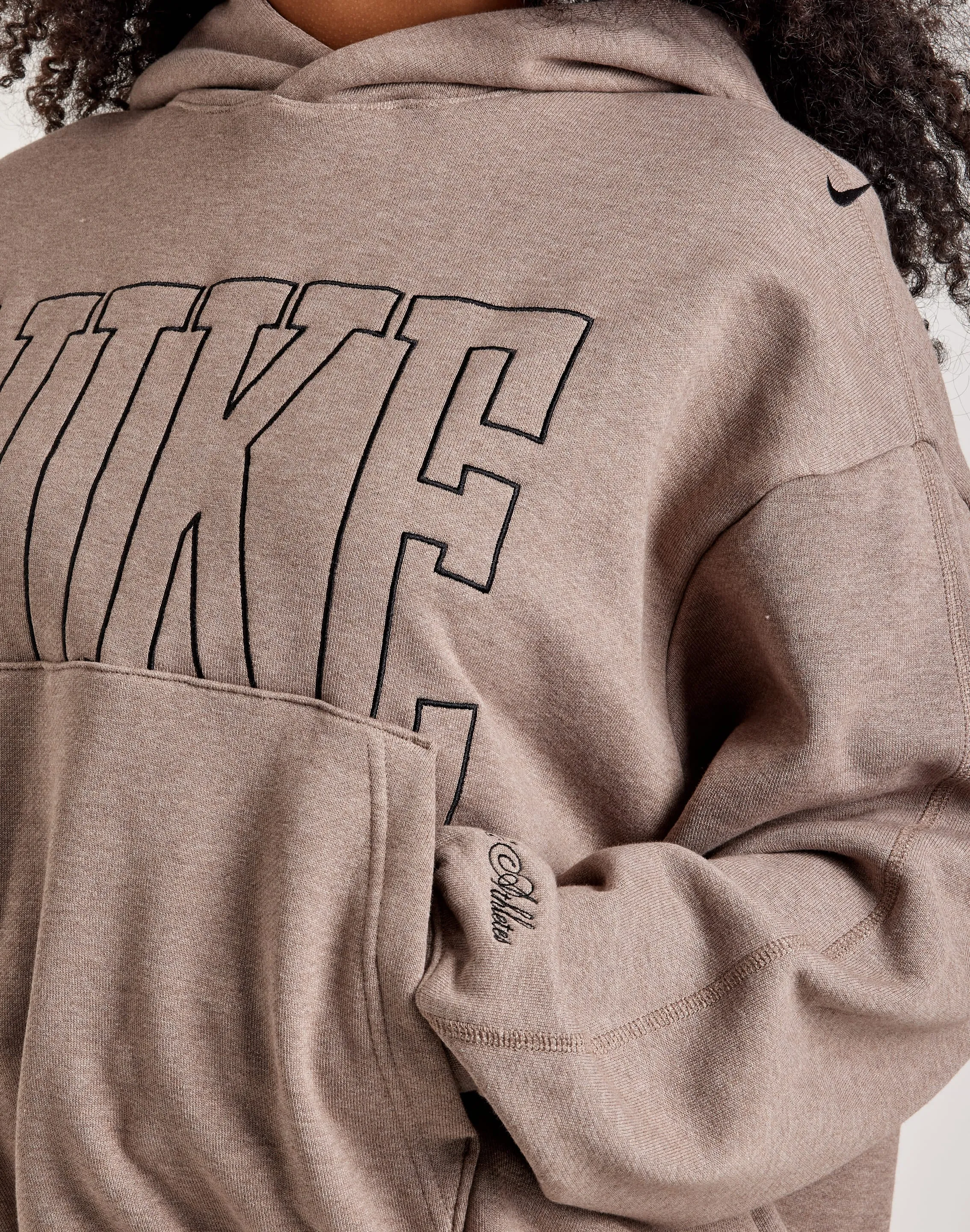 Nike Over-Oversized French Terry Fleece Hoodie Layer Light