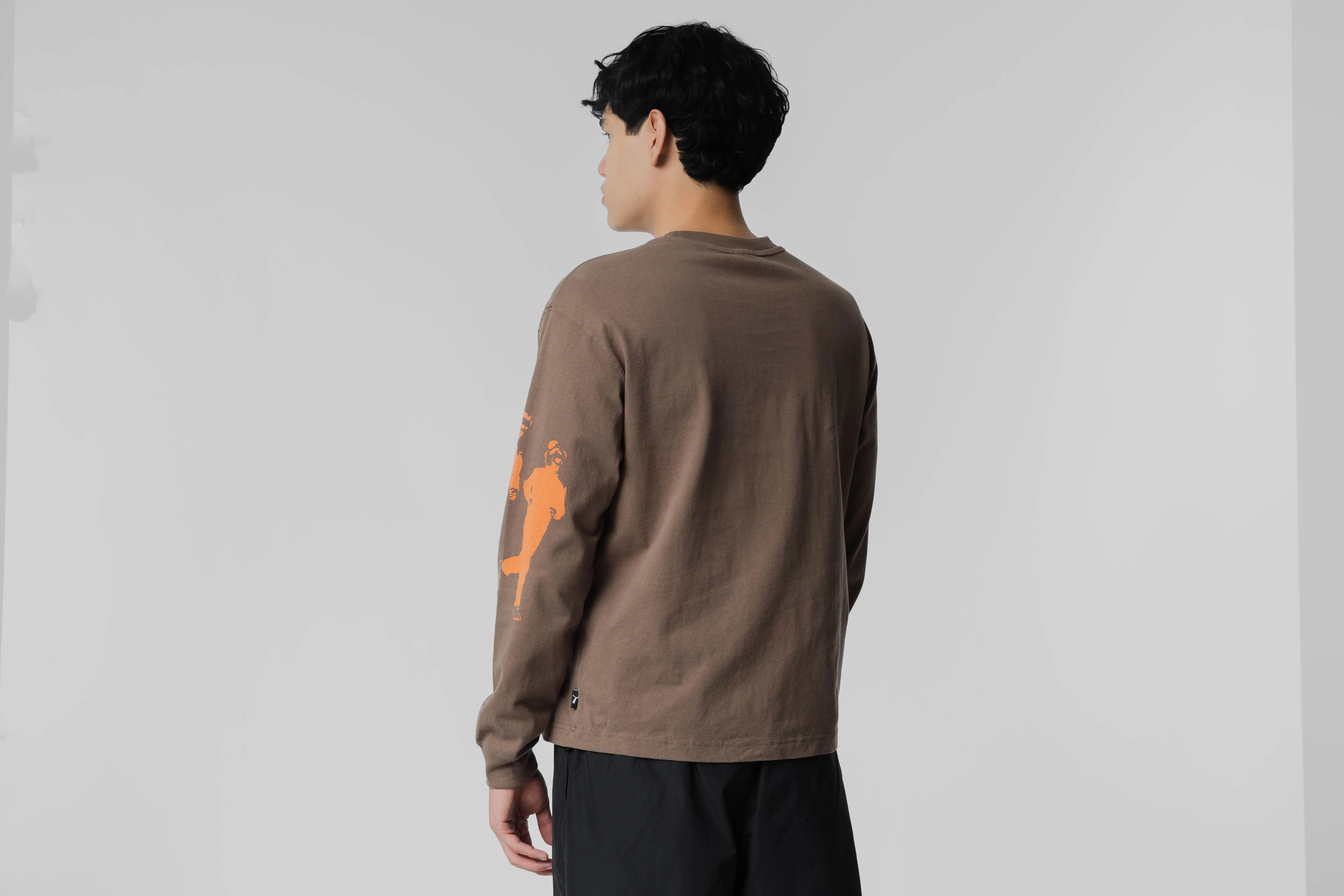 Puma Graphic Jogging Partner Longsleeve Tee Compression Fit Technology