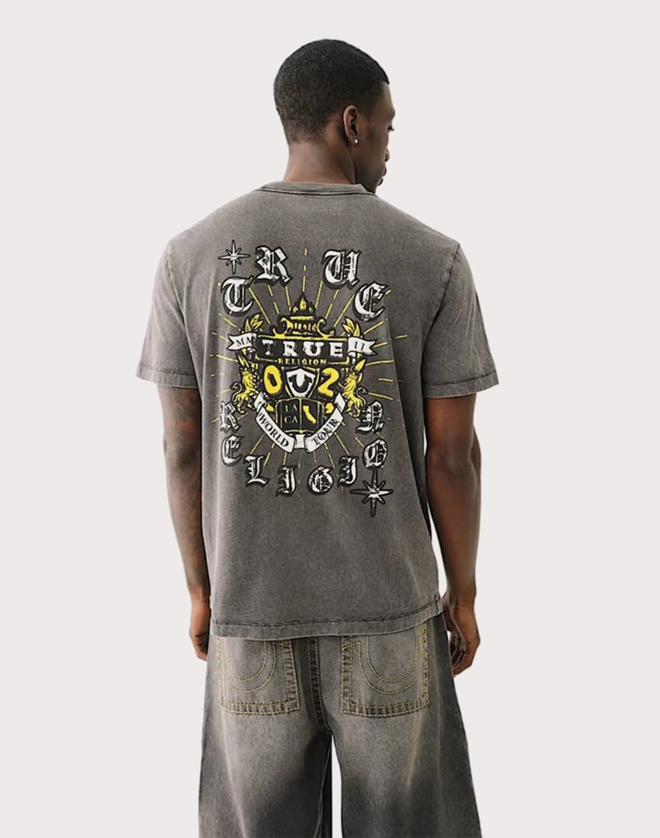 Smart Glow Lightweight Layering True Religion Shining Mineral Wash Tee