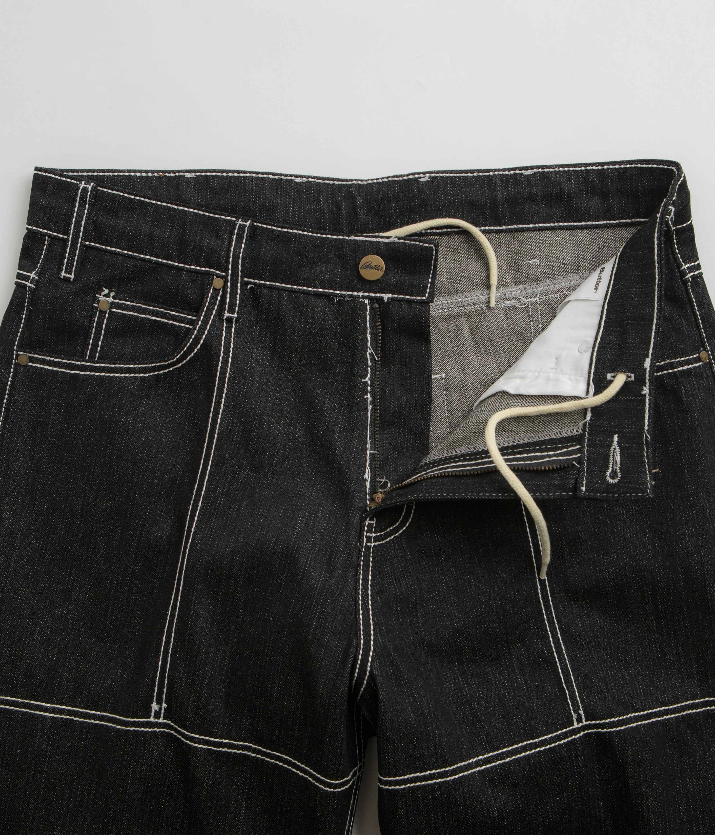 Structured fabric Butter Goods Adilson Jeans - Black
