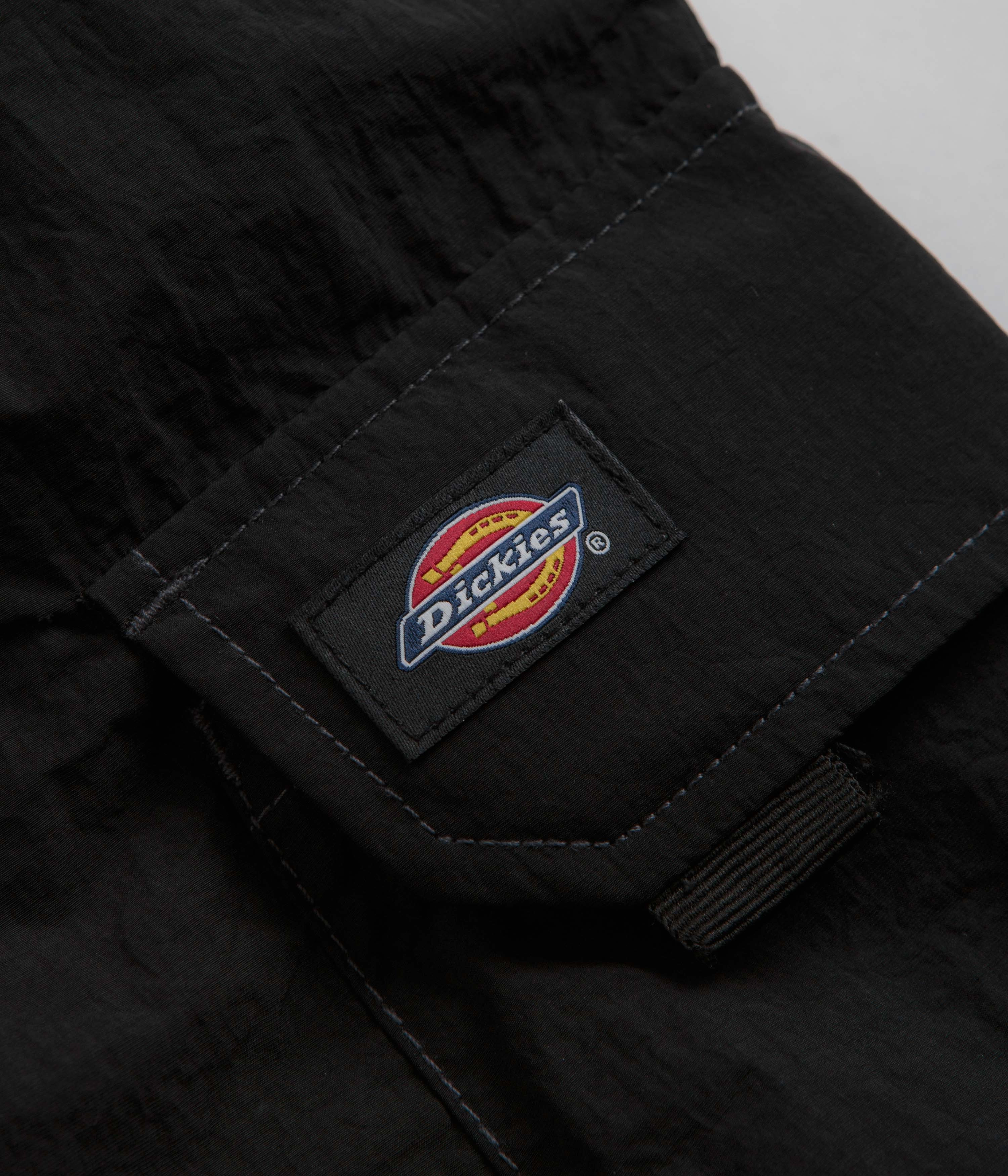 Dickies Jackson Cargo Shorts - Black Abrasion Resistant Fabric