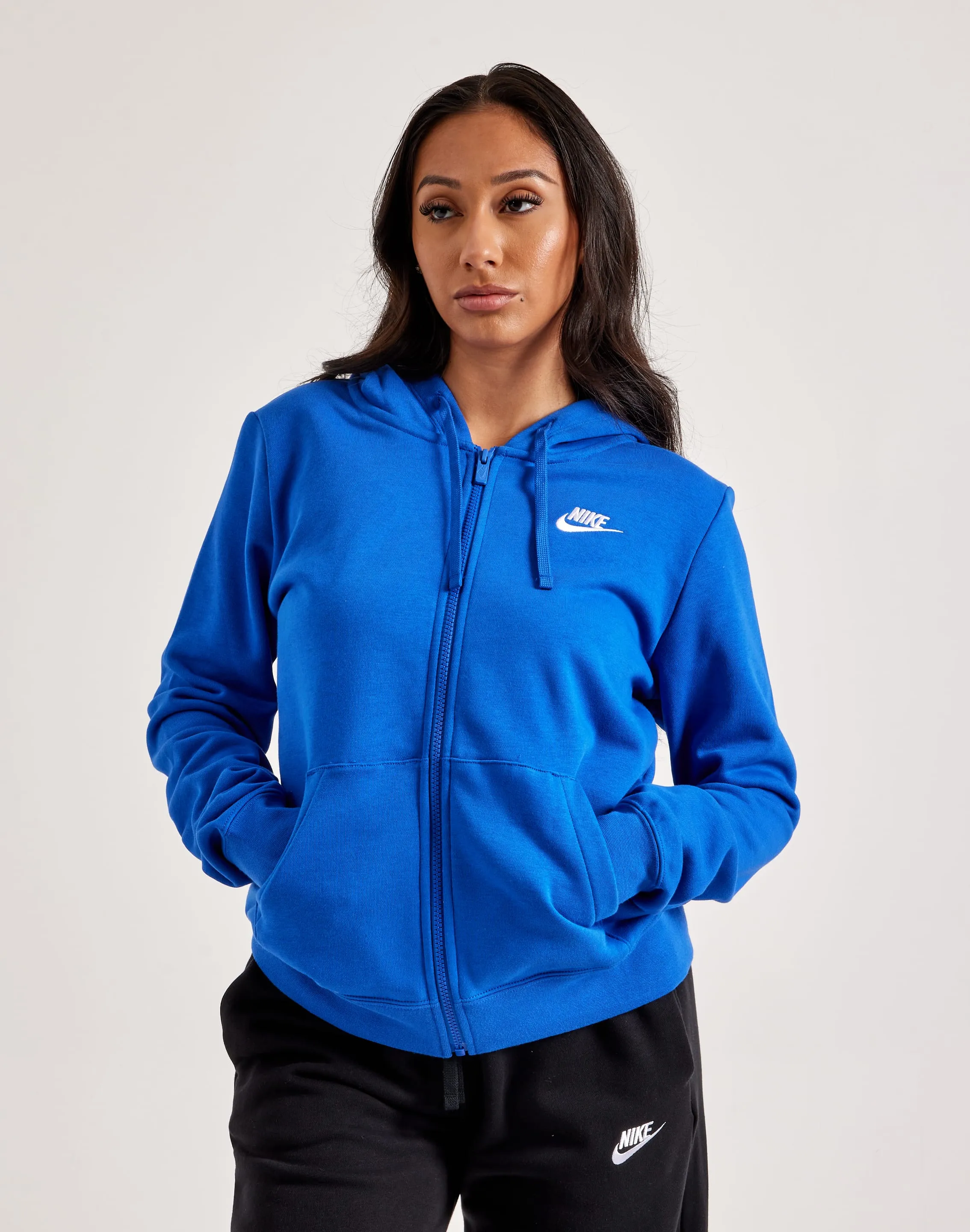 Stone Glow Nike Club Fleece Full-Zip Hoodie