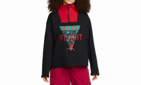 Jordan x Nina Chanel Abney Women's Funnel Neck Top "Black" Antibacterial Treatment NonBindingCollar