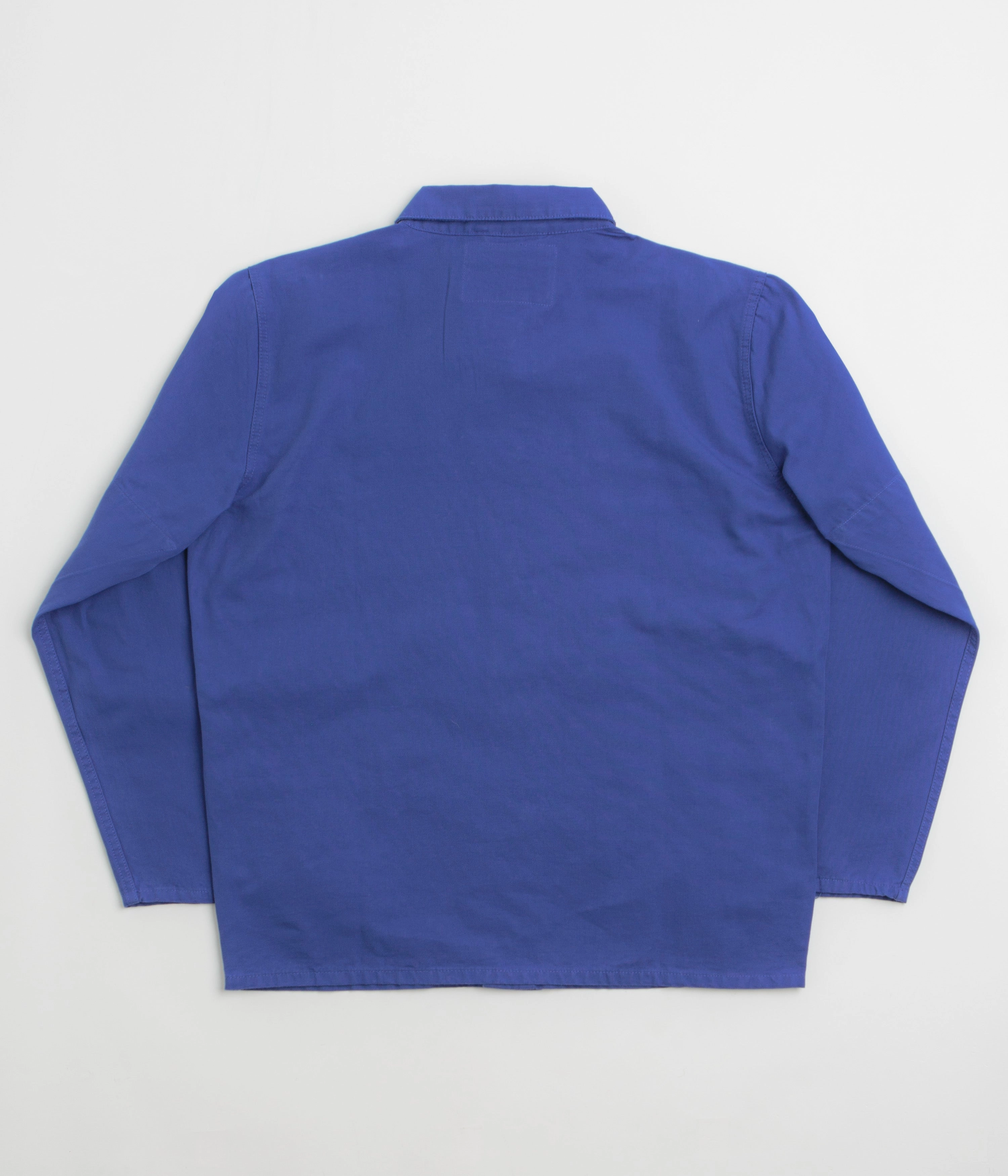 Uskees 3001 Buttoned Overshirt - Ultra Blue fireplace
