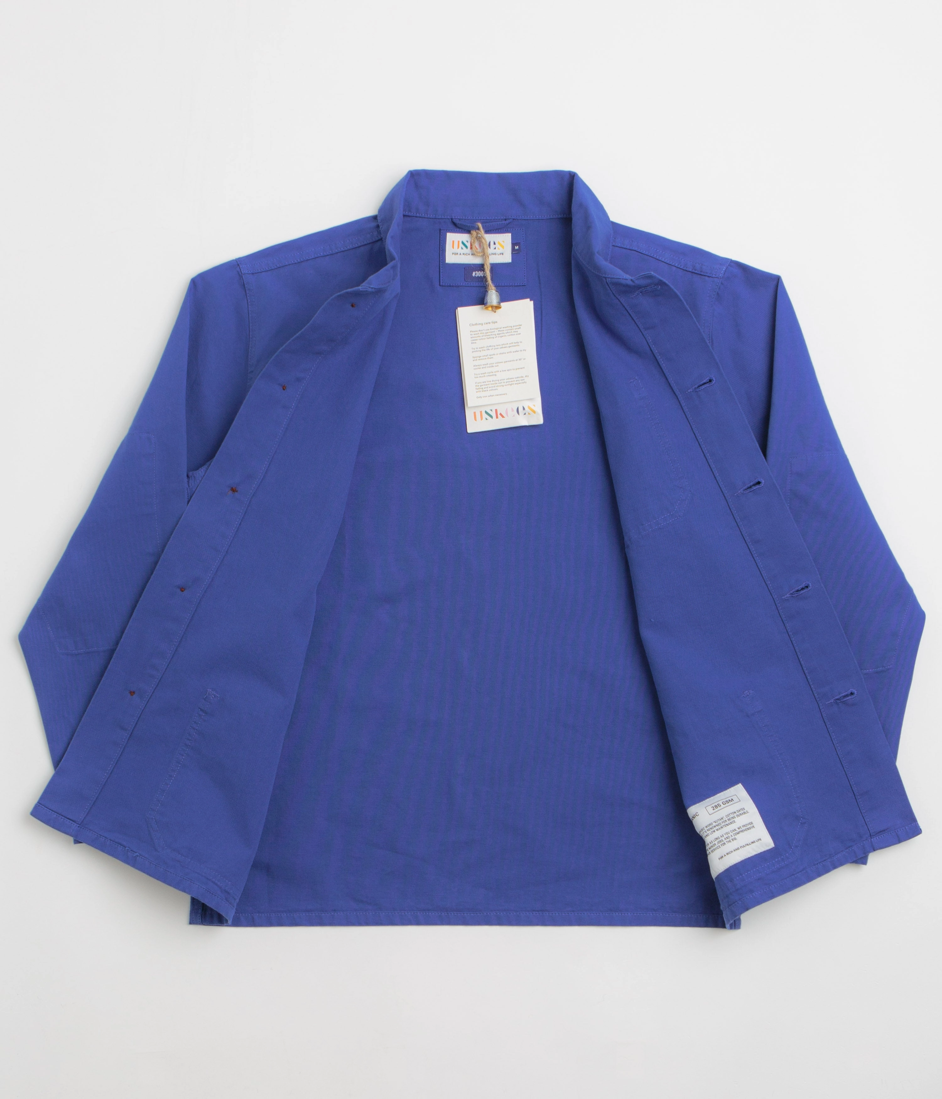 City Faith Uskees 3001 Buttoned Overshirt - Ultra Blue