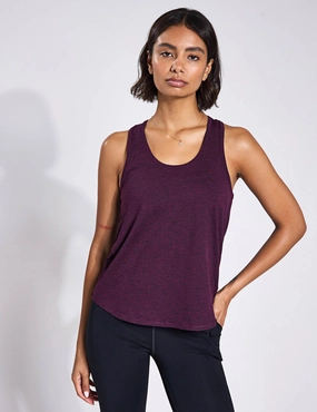 ReSet Relaxed Tank - Plum Heather Anti Slip Bands