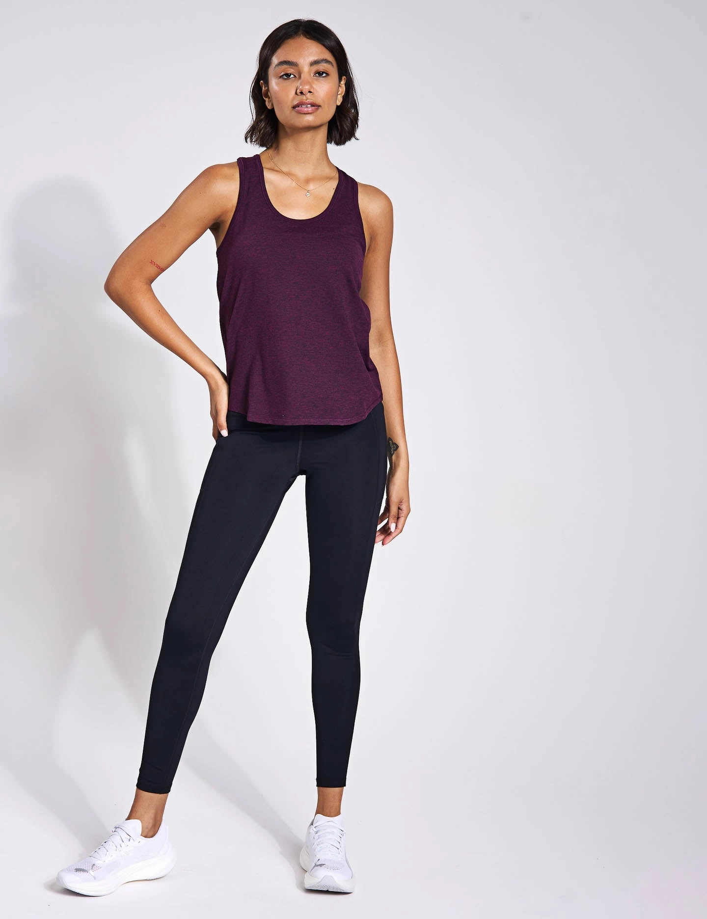 ReSet Relaxed Tank - Plum Heather coastal region