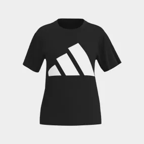 SweatAbsorbingTexture Joy Ease Adidas Womens Essentials Big Logo Cotton Tee Black