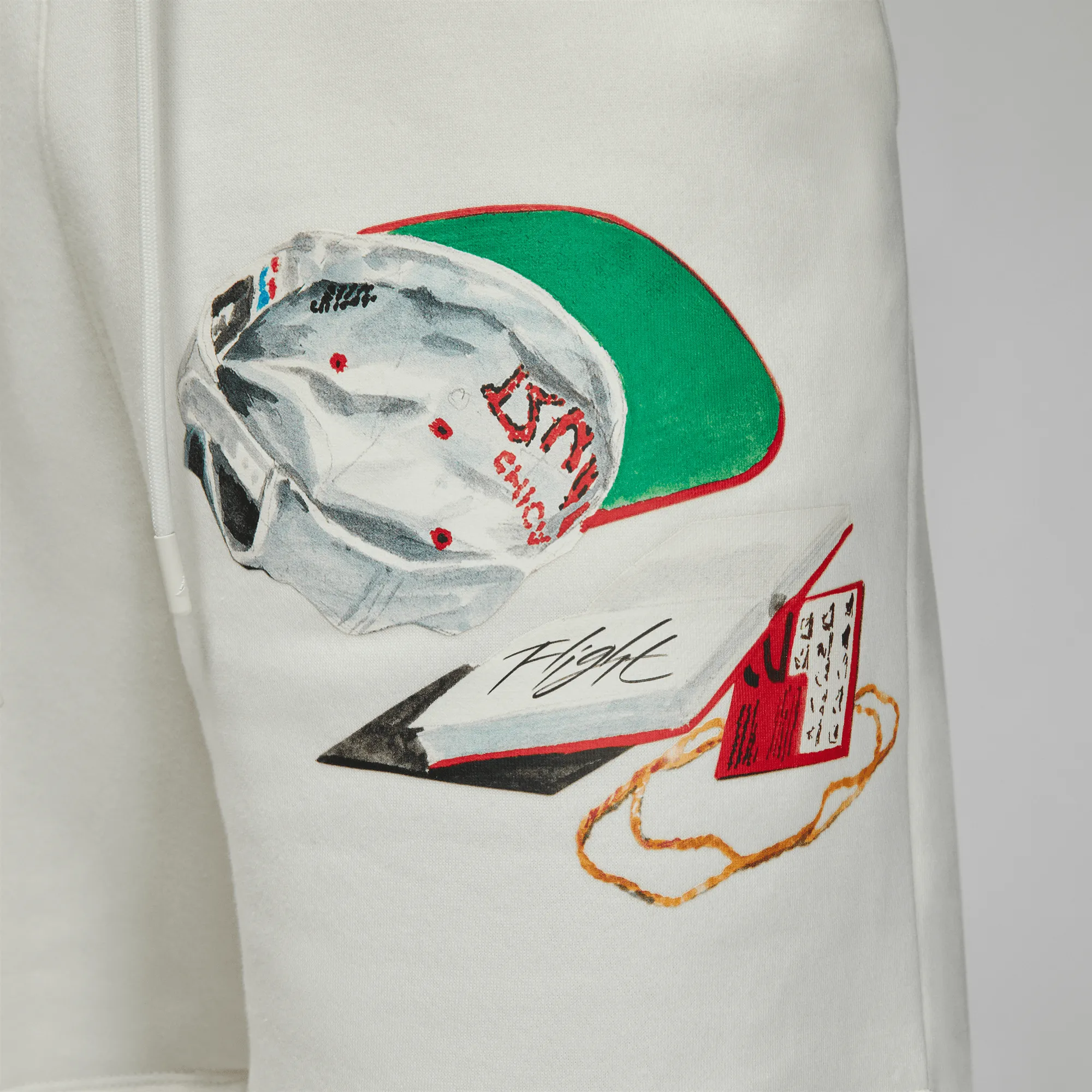JORDAIR ARTIST SERIES SHORTS - WHITE UVProtection Coating Wonder Core