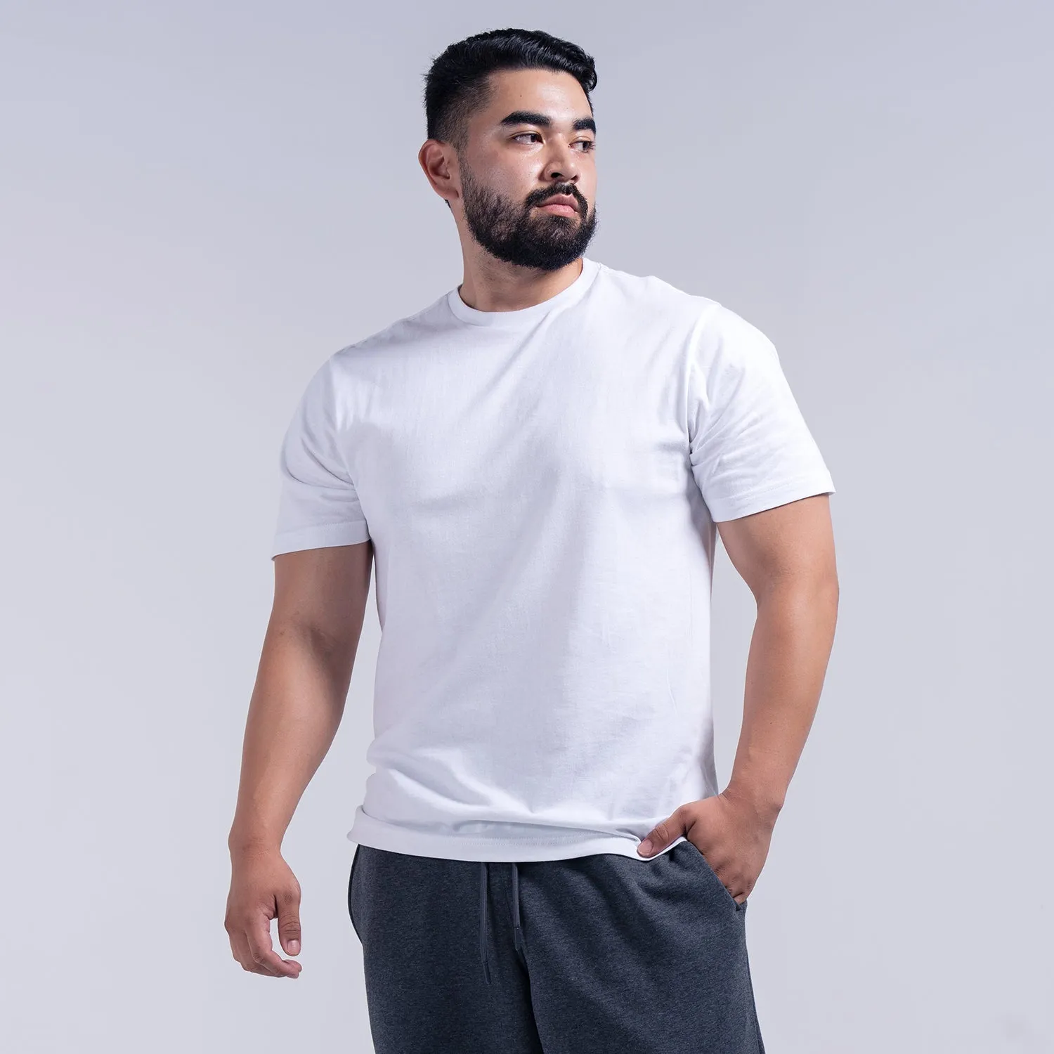 Classic Crew Tee - Mens Clear Glow LightweightWeave