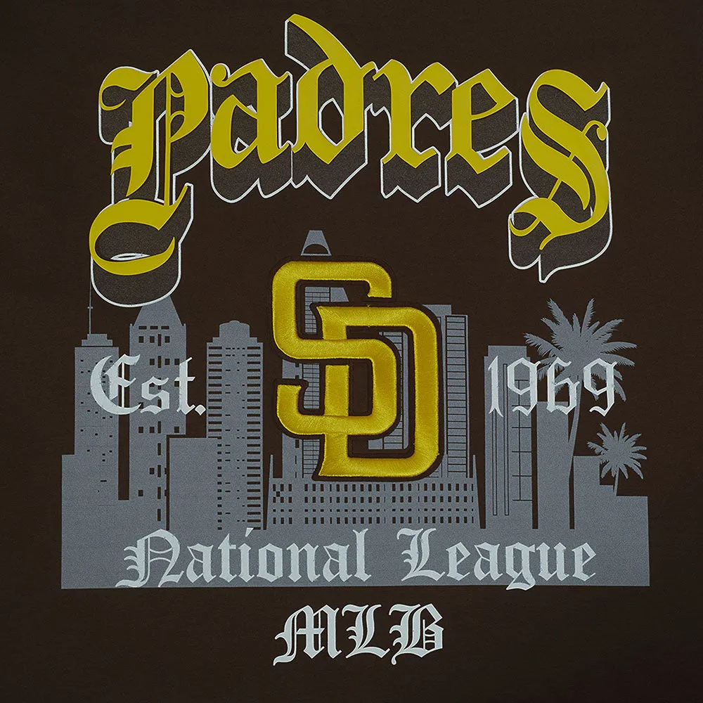 TearResistant Fabric Global Edge San Diego Padres Old English Tee -Mens