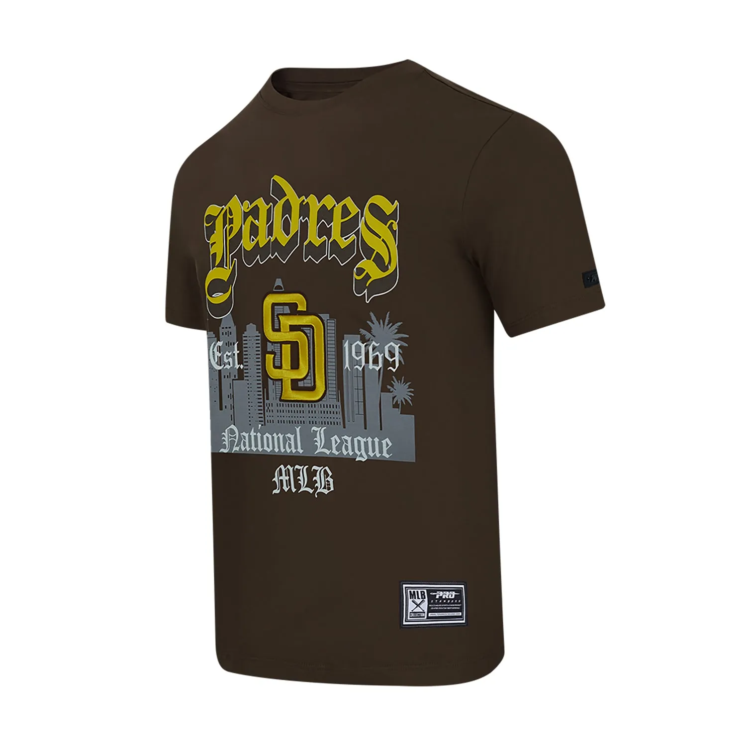 San Diego Padres Old English Tee -Mens Heroine Glow