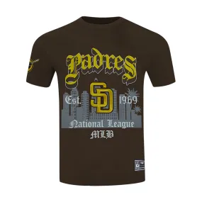 San Diego Padres Old English Tee -Mens Smile Ease