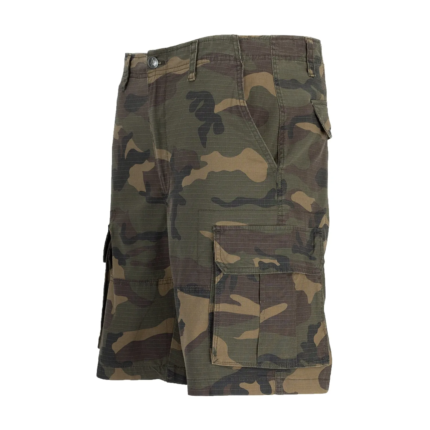 Quiet Charm Student Cool Woven Twill Ripstop Short - Mens