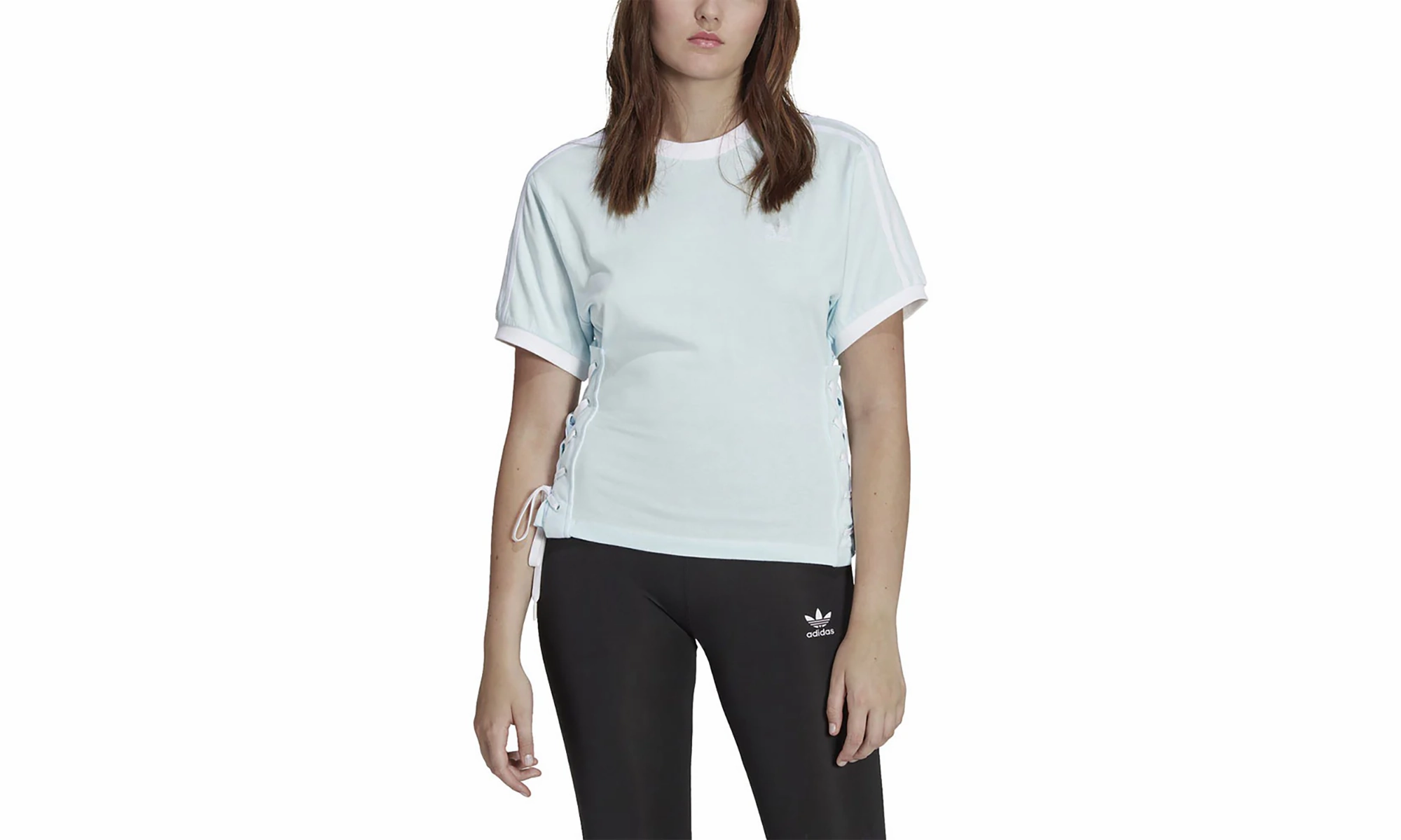 Laced T-Shirt "Almost Blue" Antibacterial lining Student Cool