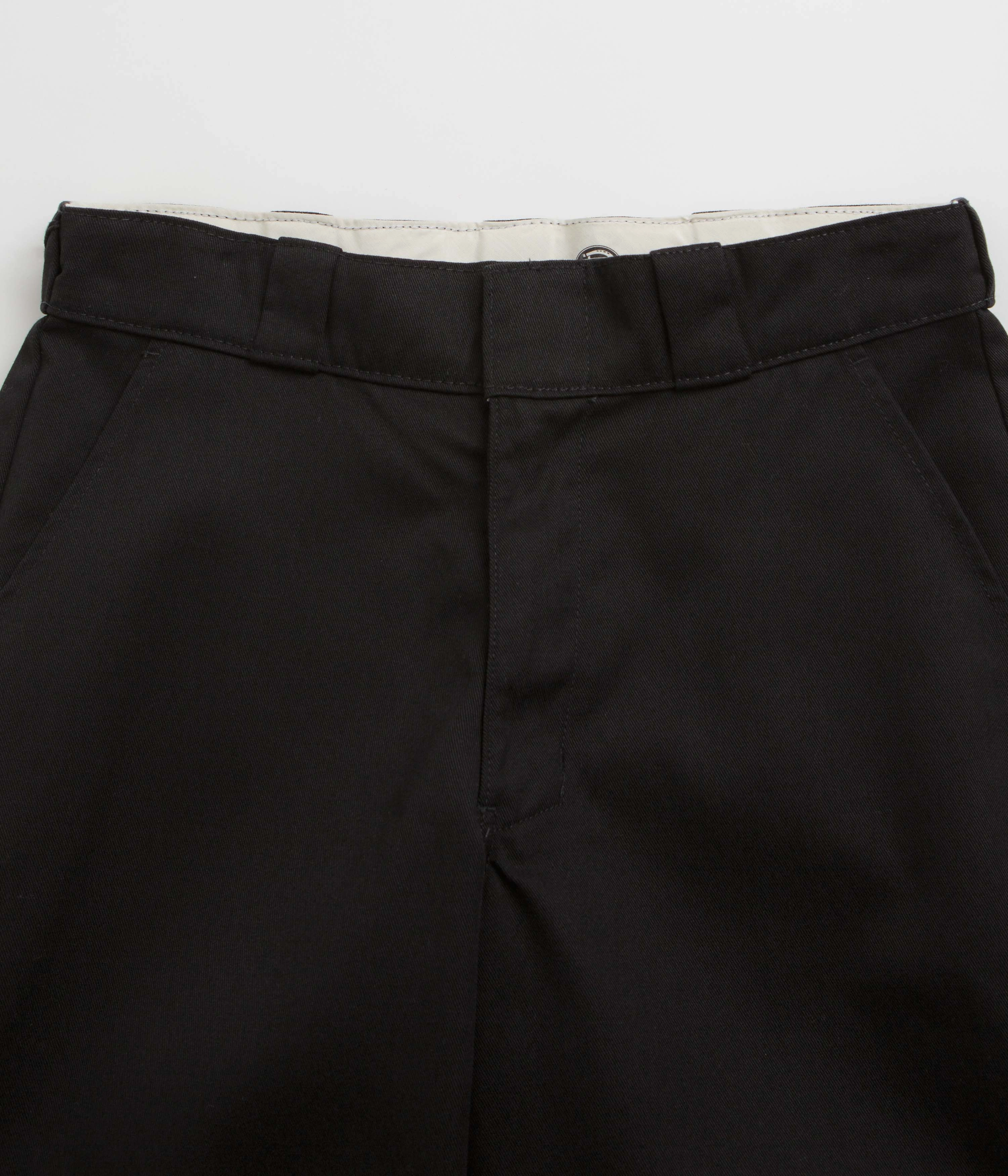 Dickies Loose Multi Pocket Work Pants - Black Flexible Knee Articulation