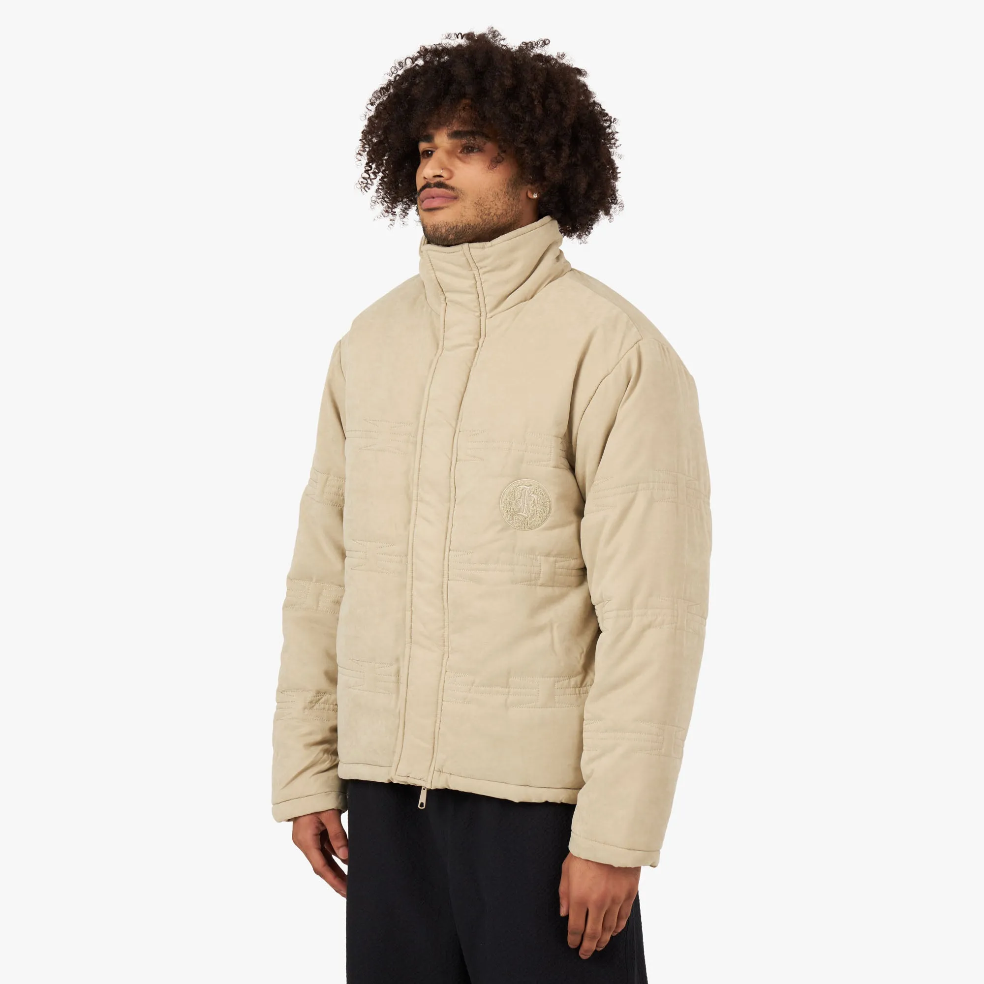 PocketPlacement Honor The Gift H Wire Quilt Jacket / Bone