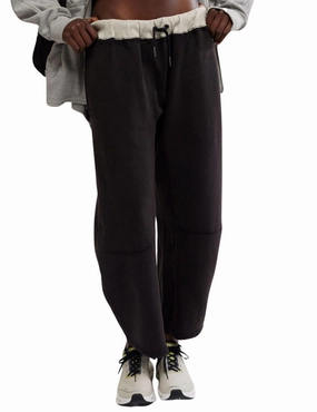 You Wish Pants - Black Lightweight Nylon Blend