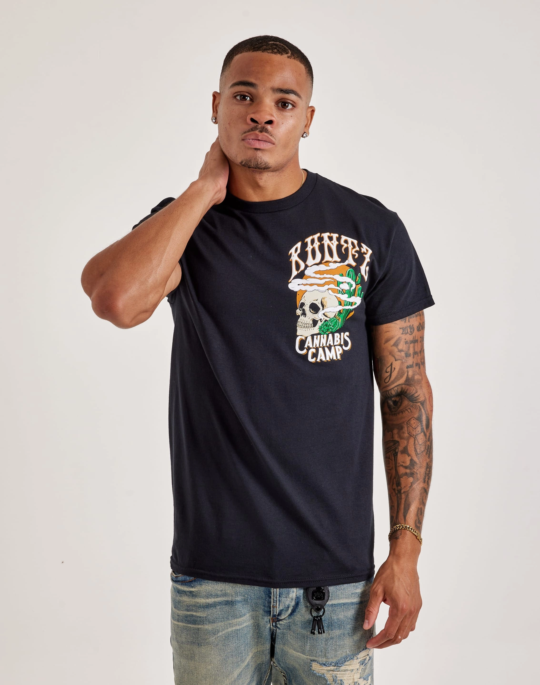 QuickAccessPockets Style Mood Runtz Camp Cannabis Tee