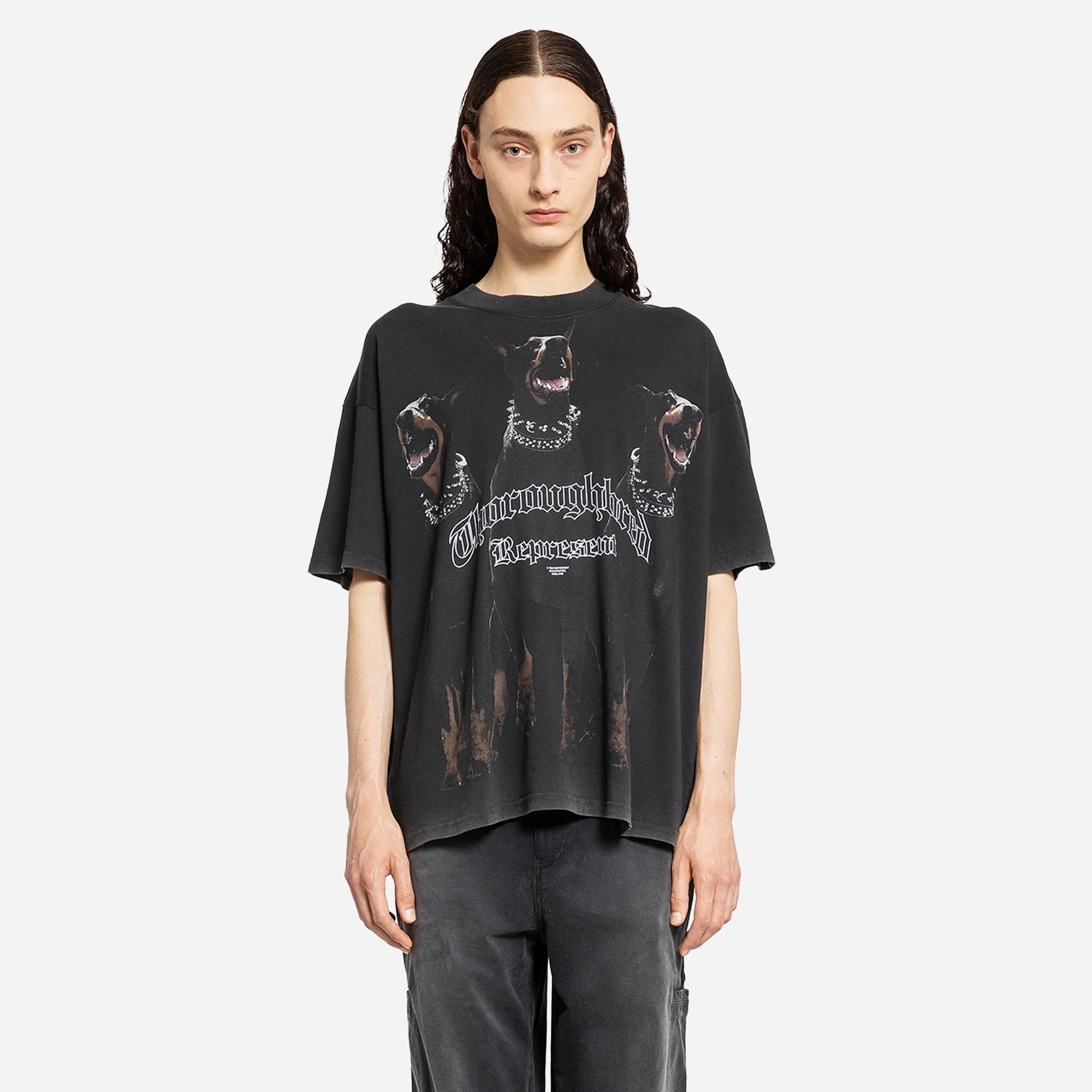 REPRESENT | THOROUGHBRED T-SHIRT { VINTAGE BLACK Dream Base Urban Cool