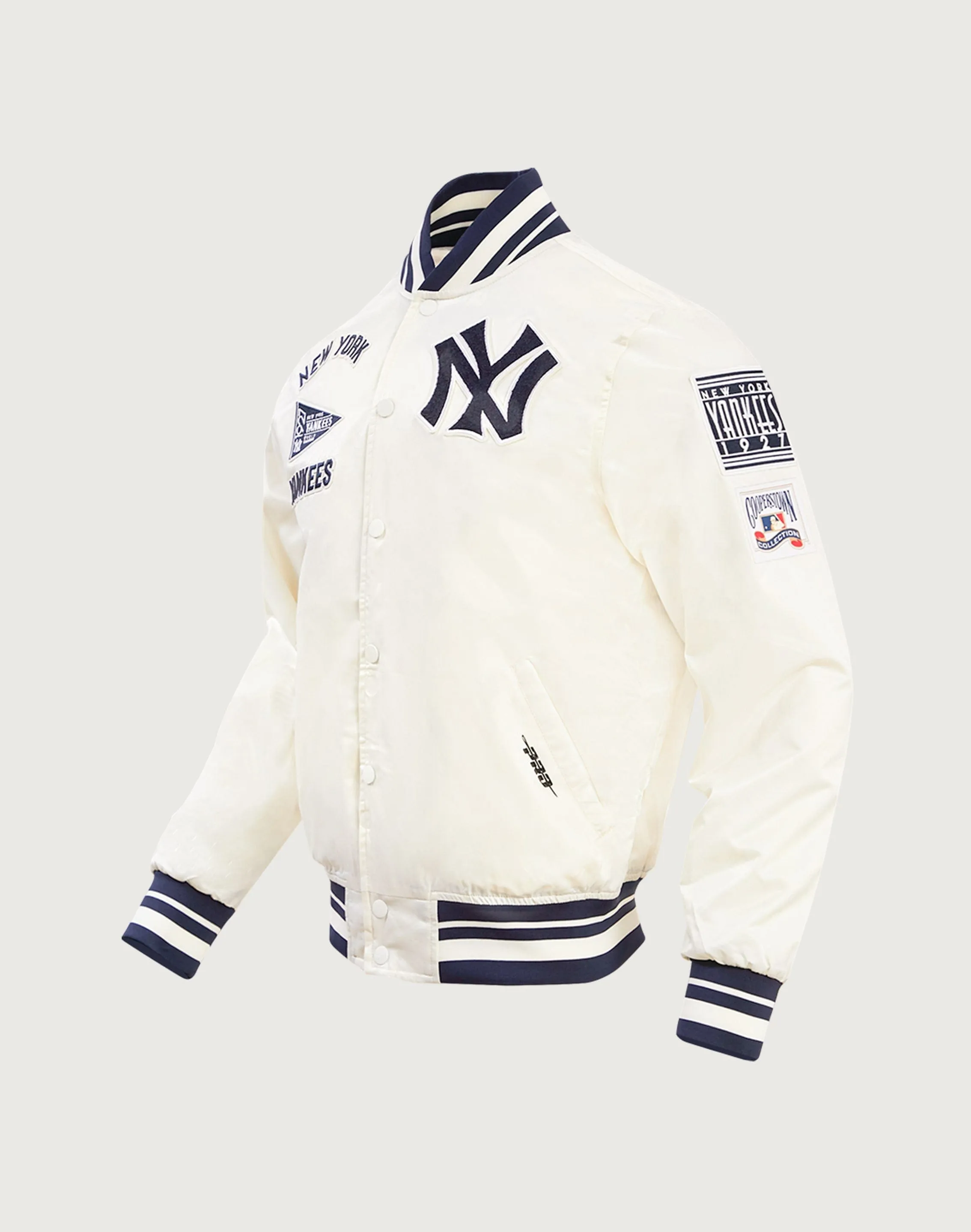 Rain Fit Pro Standard MLB New York Yankees Retro Classic Rib Satin Jacket