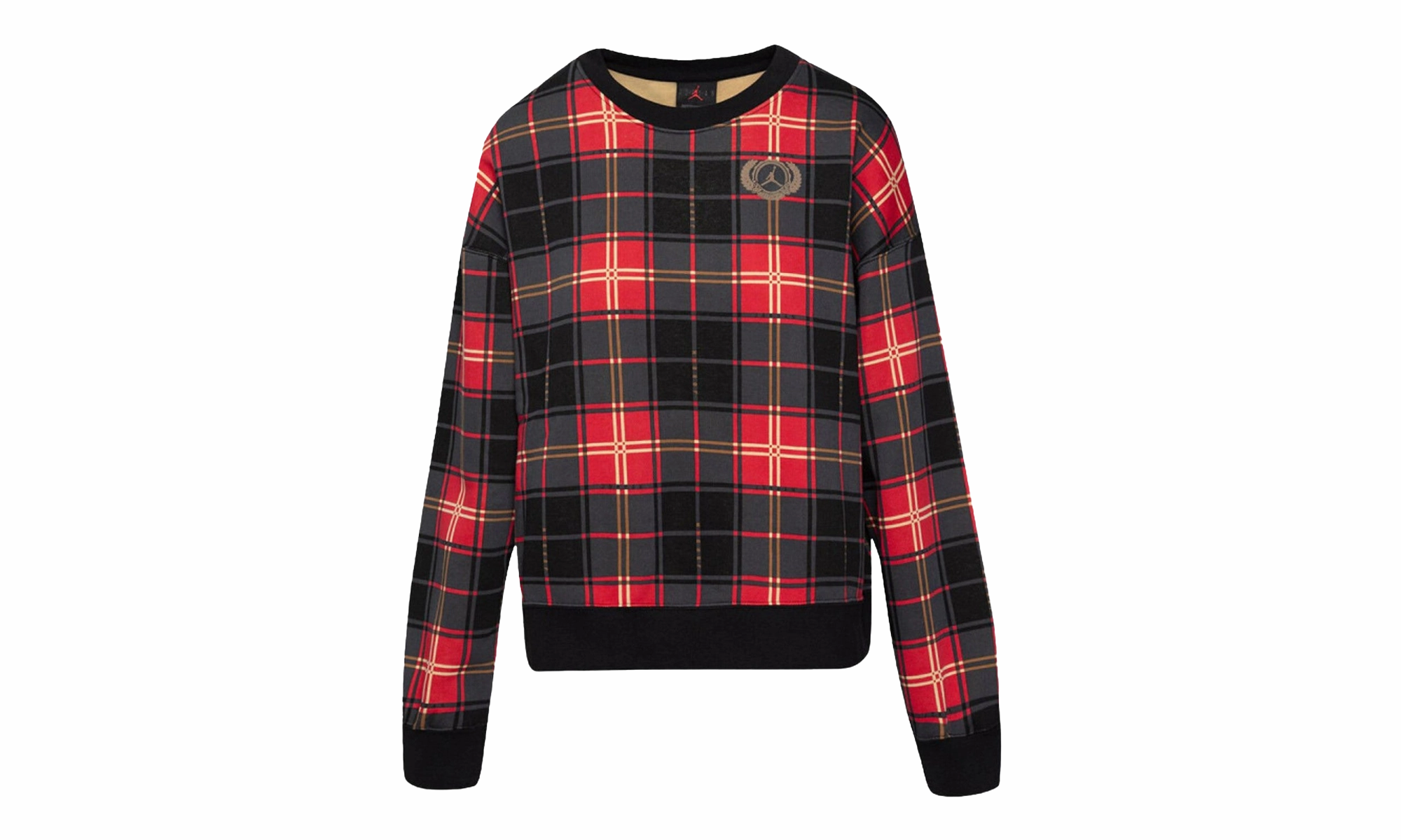 Brooklyn Women's Fleece Crew Womens Style : Dv1996 "Fire Red/Dk Driftwood" Joy Ease