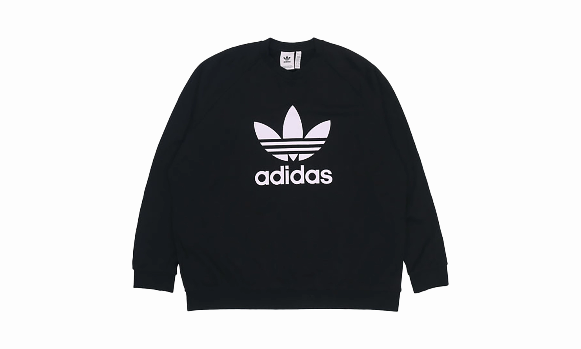 Adicolor Classics Trefoil Crewneck Sweatshirt "Black White" Wonder Core Durable Reinforced Edges