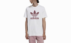 Modular Attachment System Sun shield Adicolor Classics Trefoil Tee "White Burgundy"
