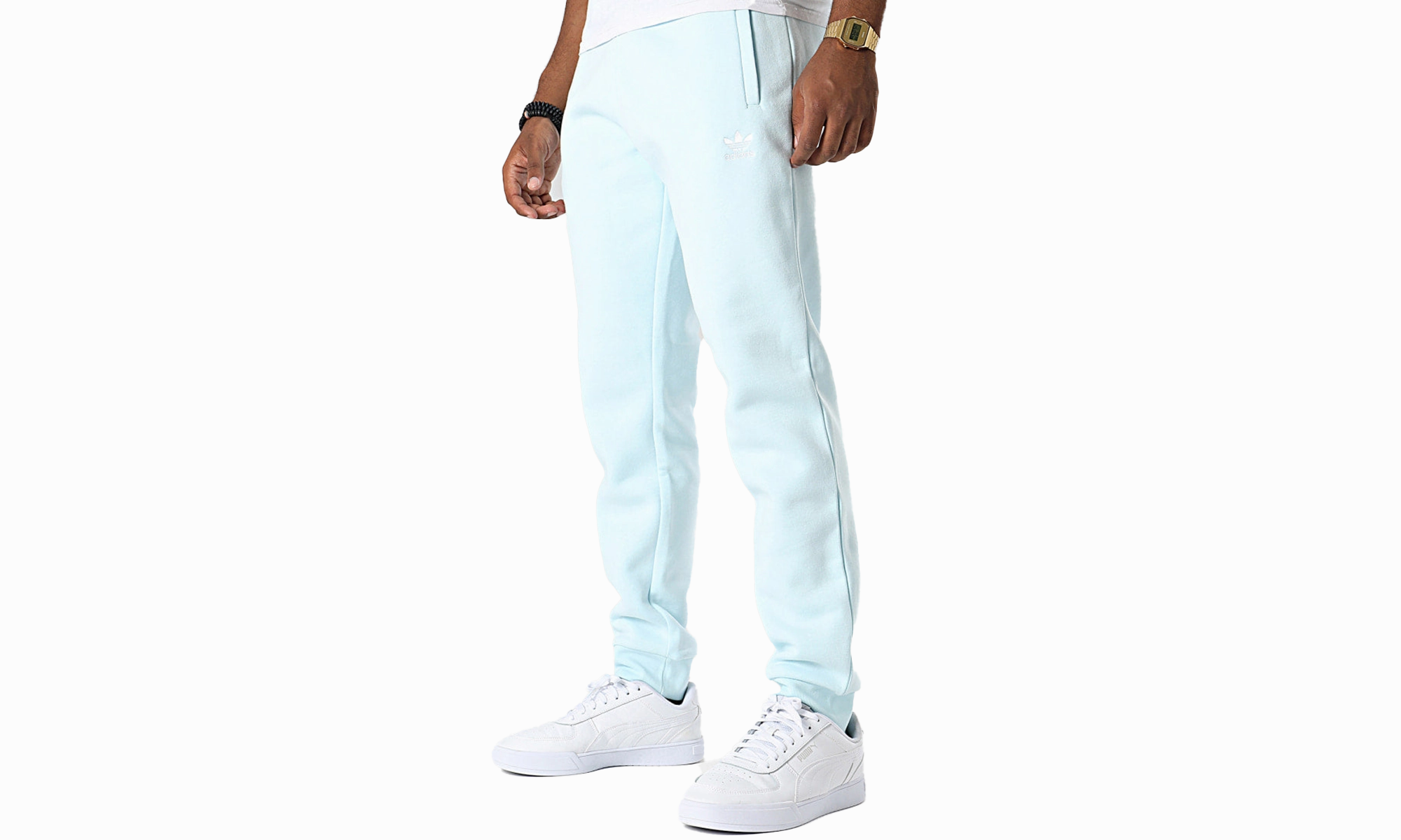 Adicolor Essentials Trefoil Joggers Village Charm Breathable knit