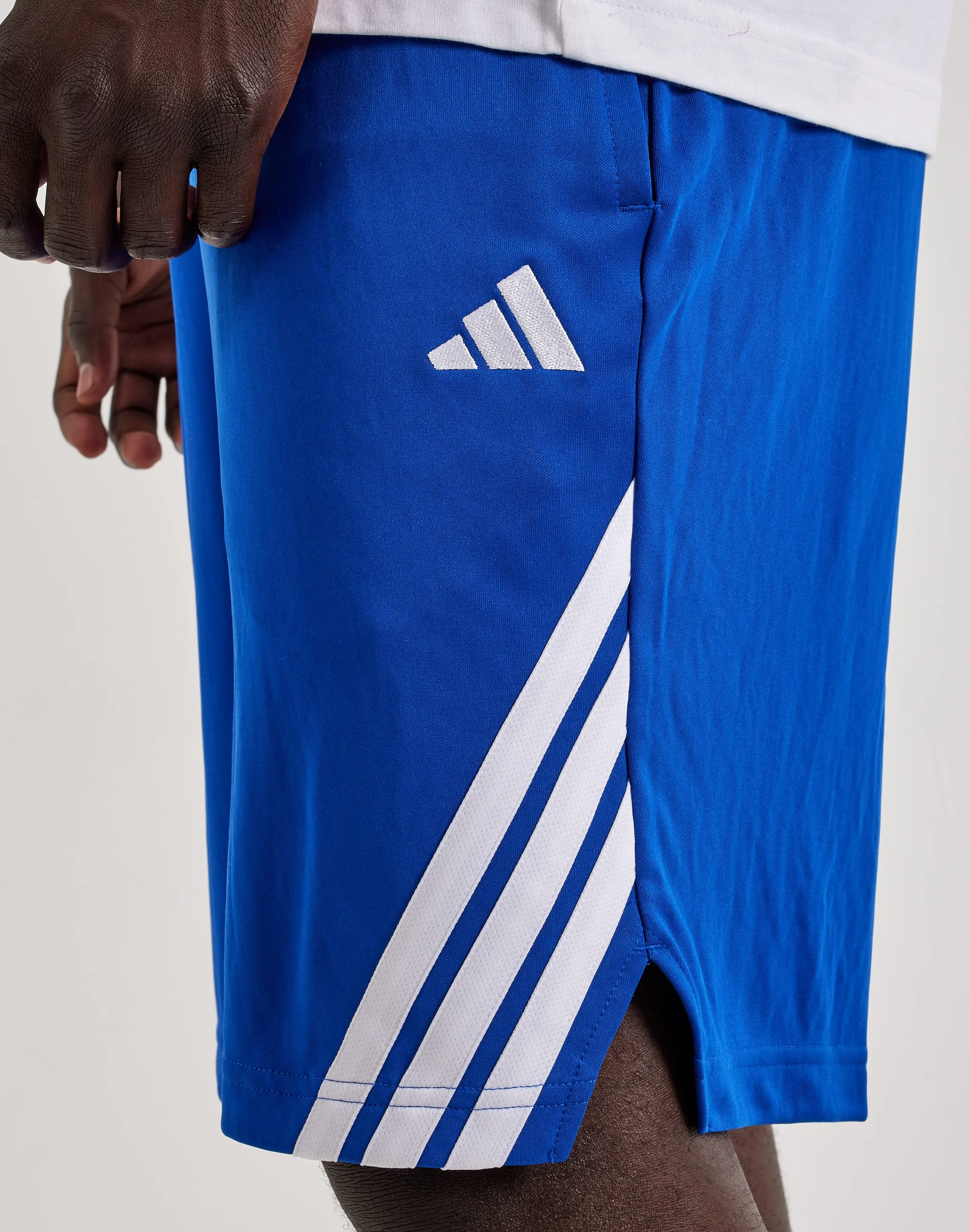 Adidas 3-Stripes Basketball Shorts ShapeRetentionCloth