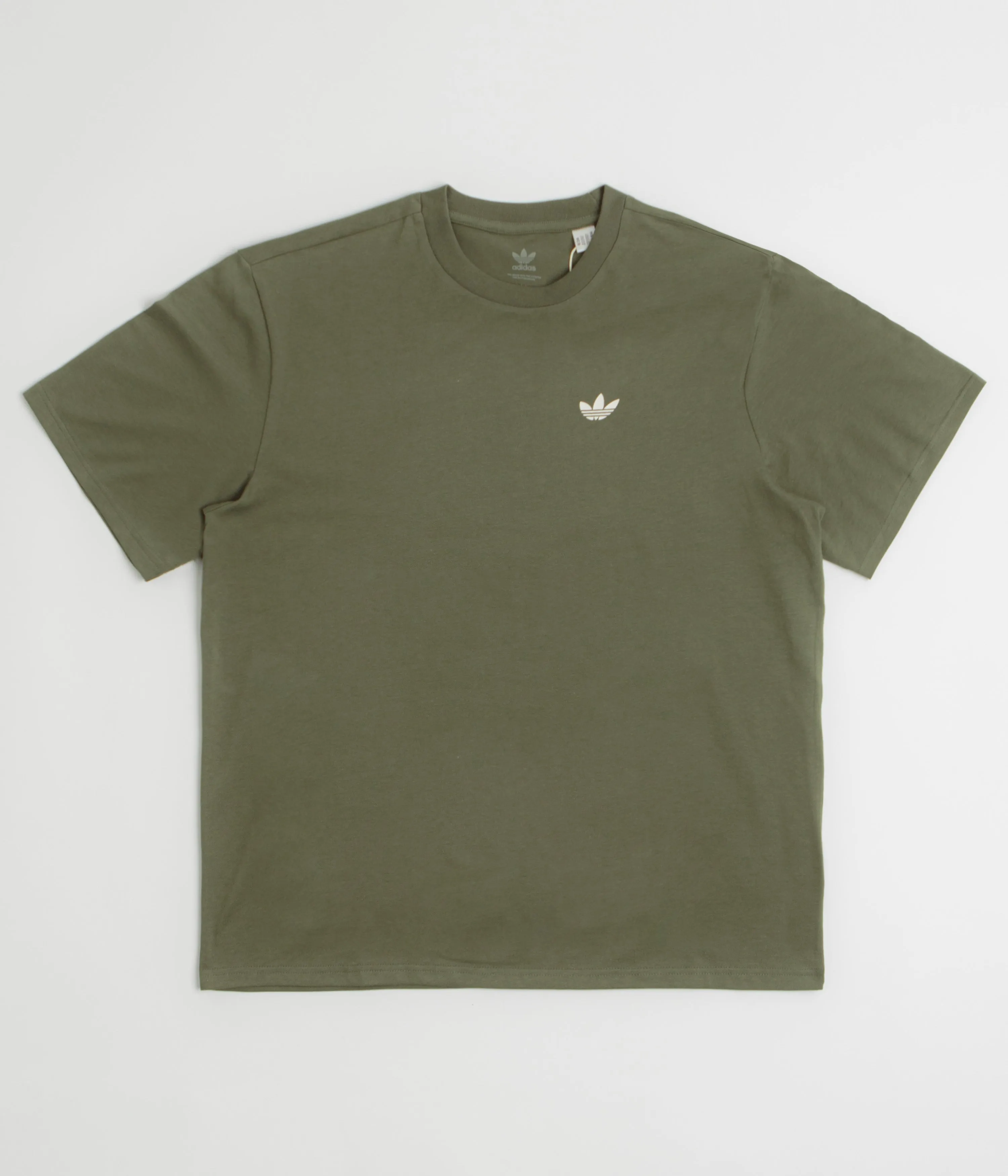 shirt silhouette Adidas 4.0 Logo T-Shirt - Olive Strata