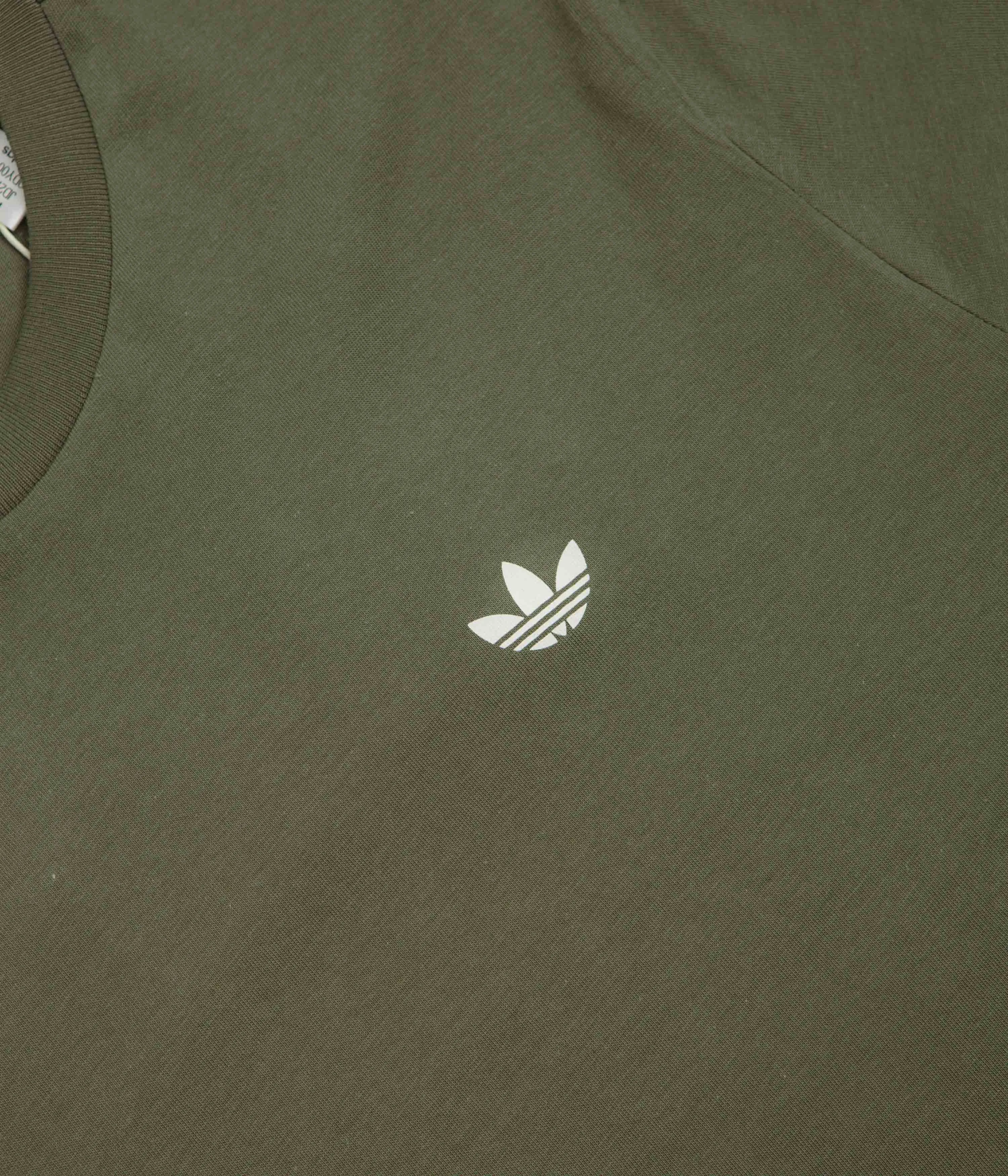 Adidas 4.0 Logo T-Shirt - Olive Strata table tennis