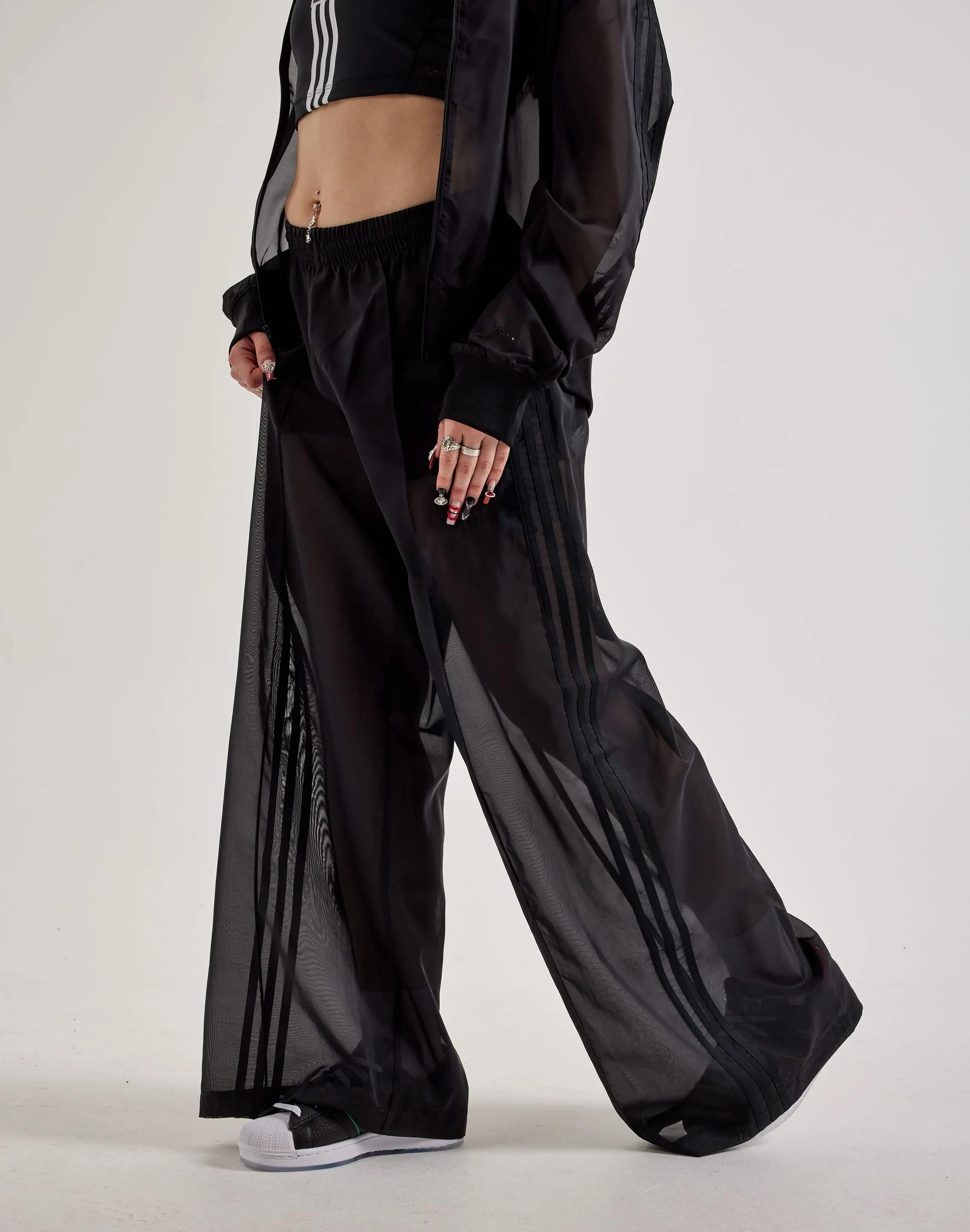 Vegan Mood Adidas Adicolor Sheer Track Pants