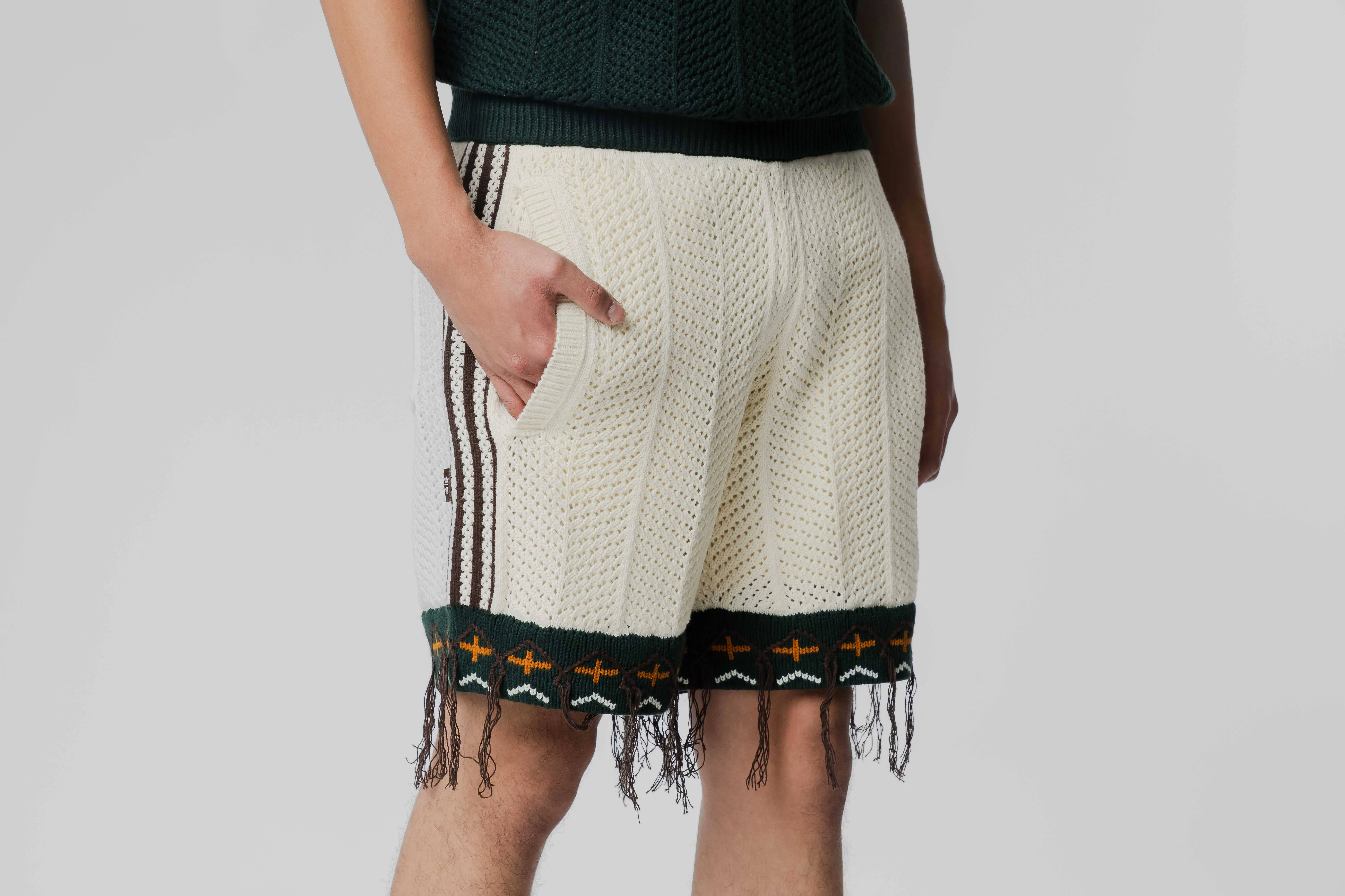 Anti Odor Technology EasyCareFabric adidas CLOT by Edison Chen Crochet Shorts