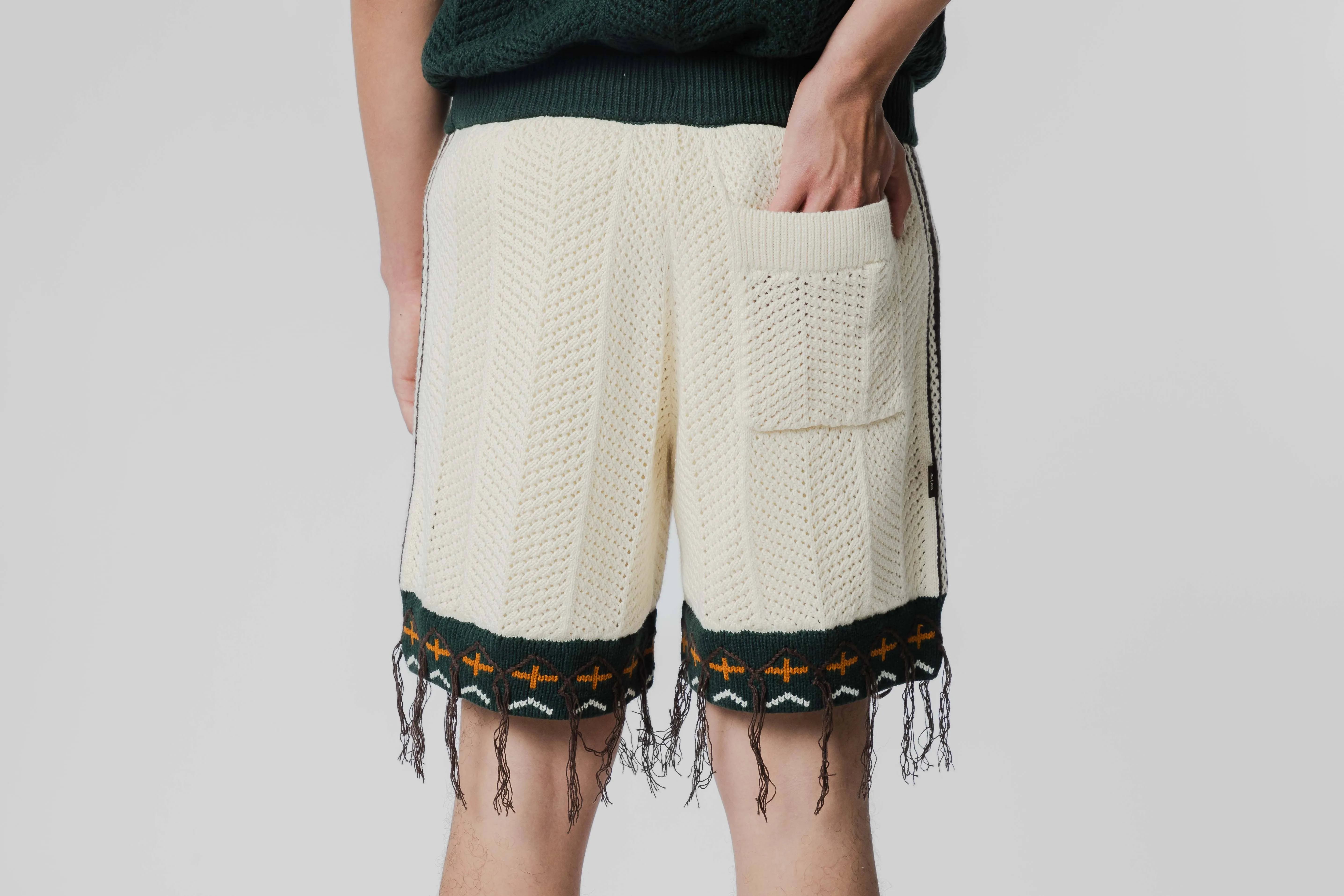 Water resistant coating Snag Proof Fabric adidas CLOT by Edison Chen Crochet Shorts