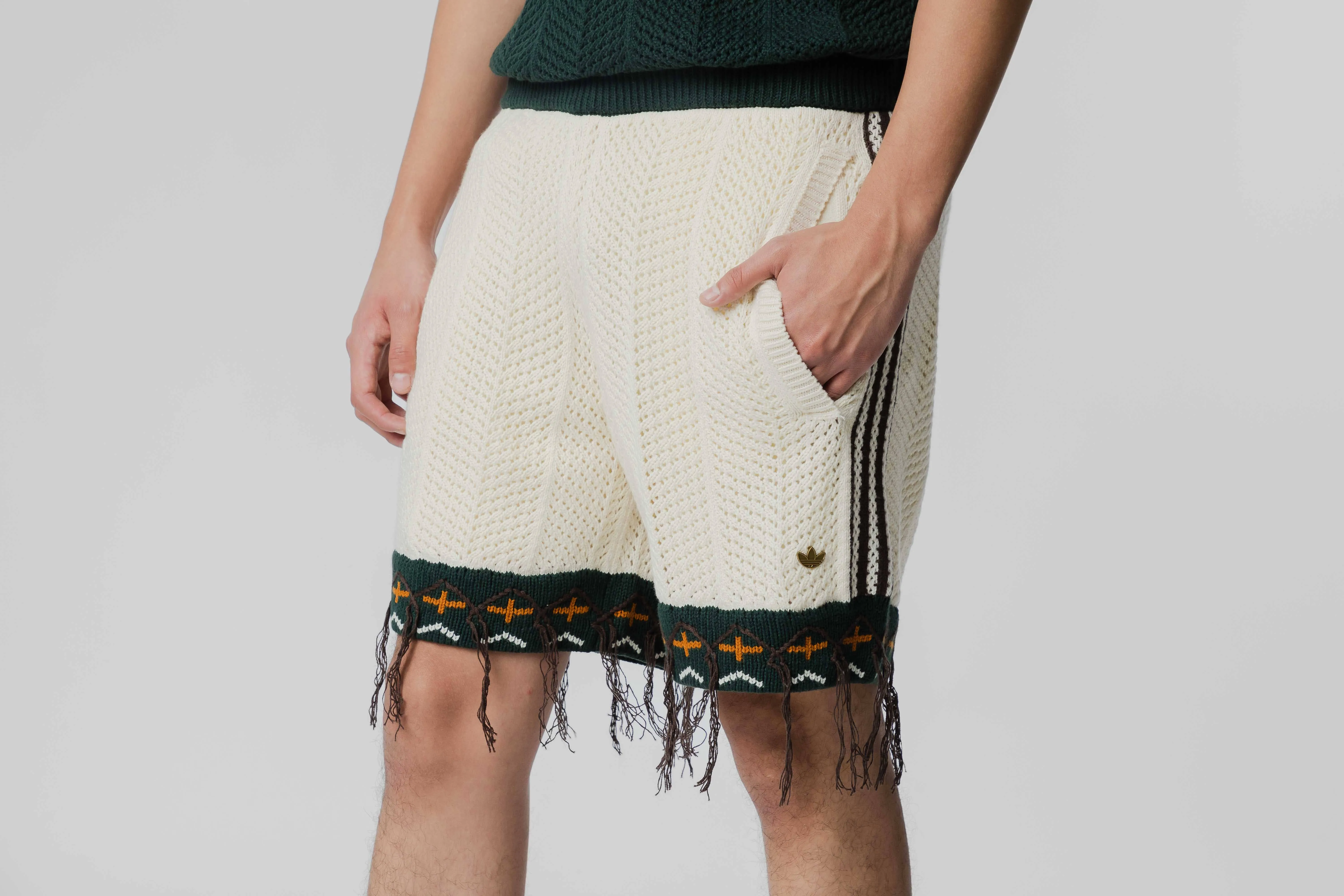 adidas CLOT by Edison Chen Crochet Shorts Flexible Durability