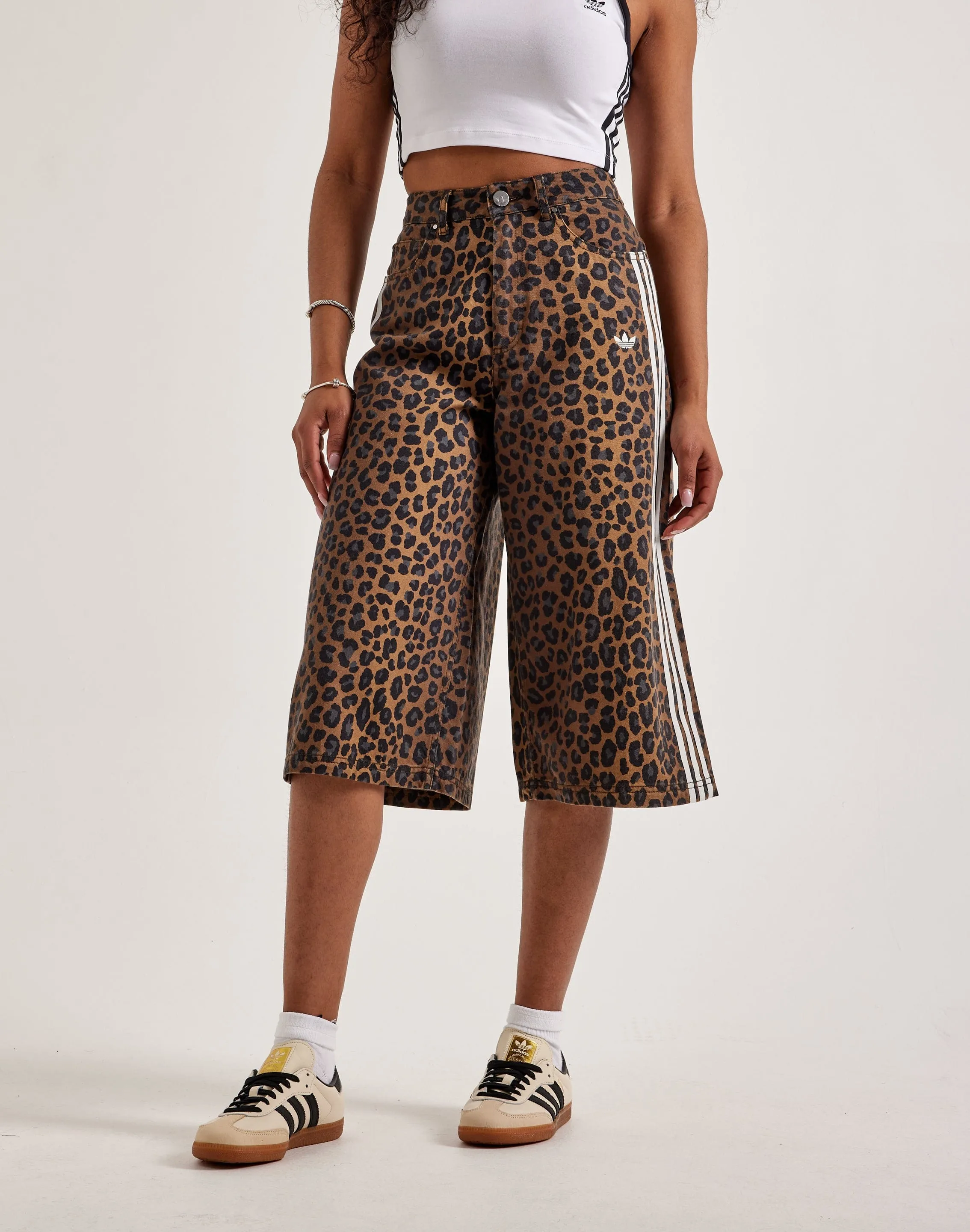 Adidas Denim Bermuda Shorts Sun shield
