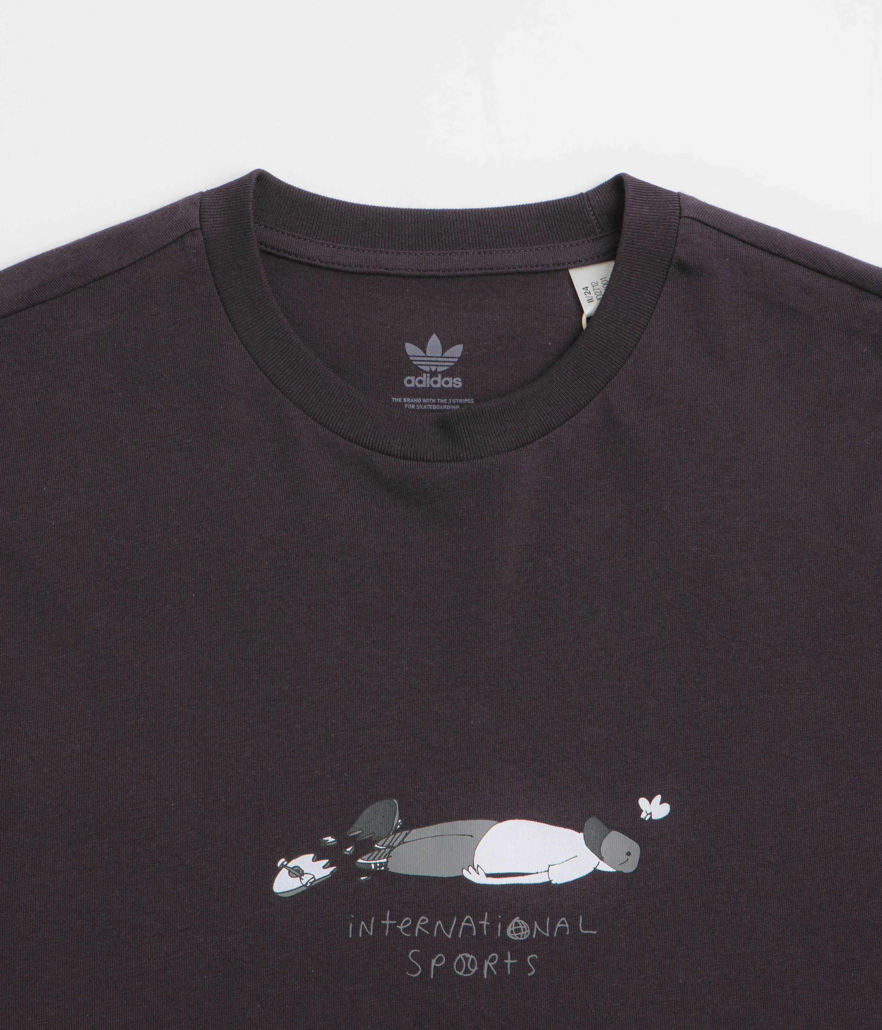 party event Limited availability Adidas Henry Jones Defeat T-Shirt - Aurora Black