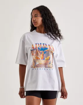 Adidas Leopard Graphic Tee Opaque Core