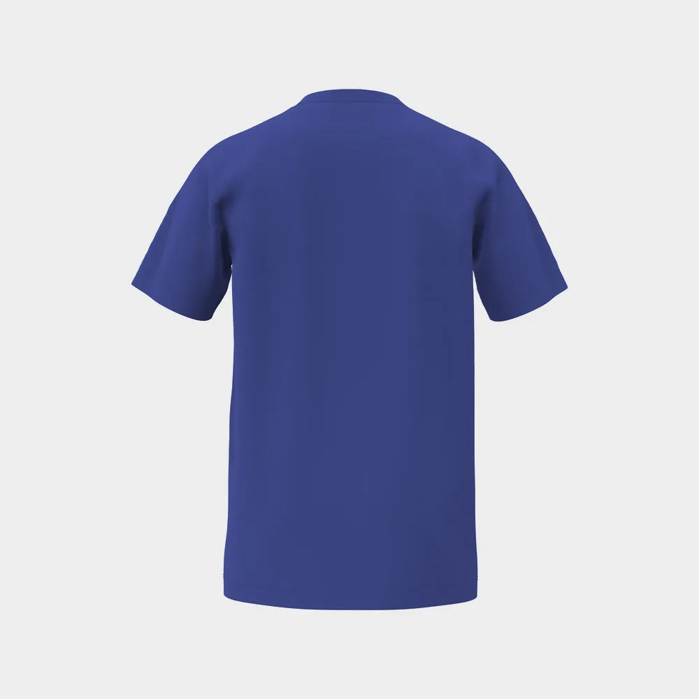 Adidas Mens Logo Graphic Tee Blue ThermalRegulation