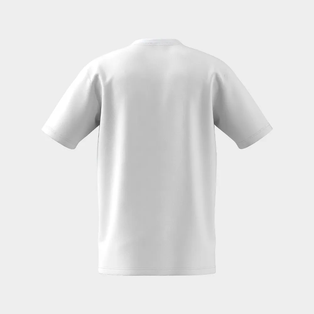 Spirit Glow Adidas Mens Performance Logo Tees White