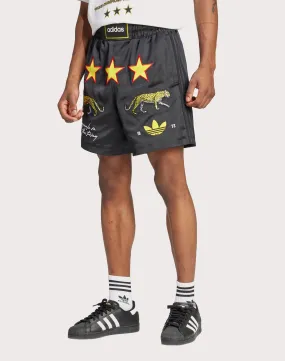 Breathable Stretch Fabric Adidas Originals In The Ring Graphic Shorts